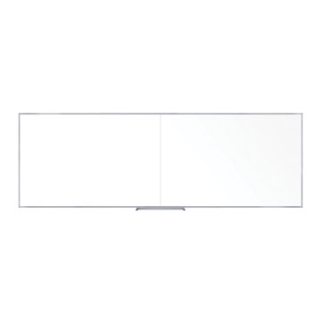 Ghent Whiteboard, Non-magnetic w/ Aluminum Frame, 4'H x 10'W, 2 pieces w/ joiner_0