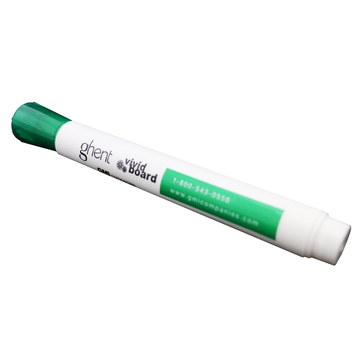 Ghent Whiteboard Markers, Green, 4-Count_0