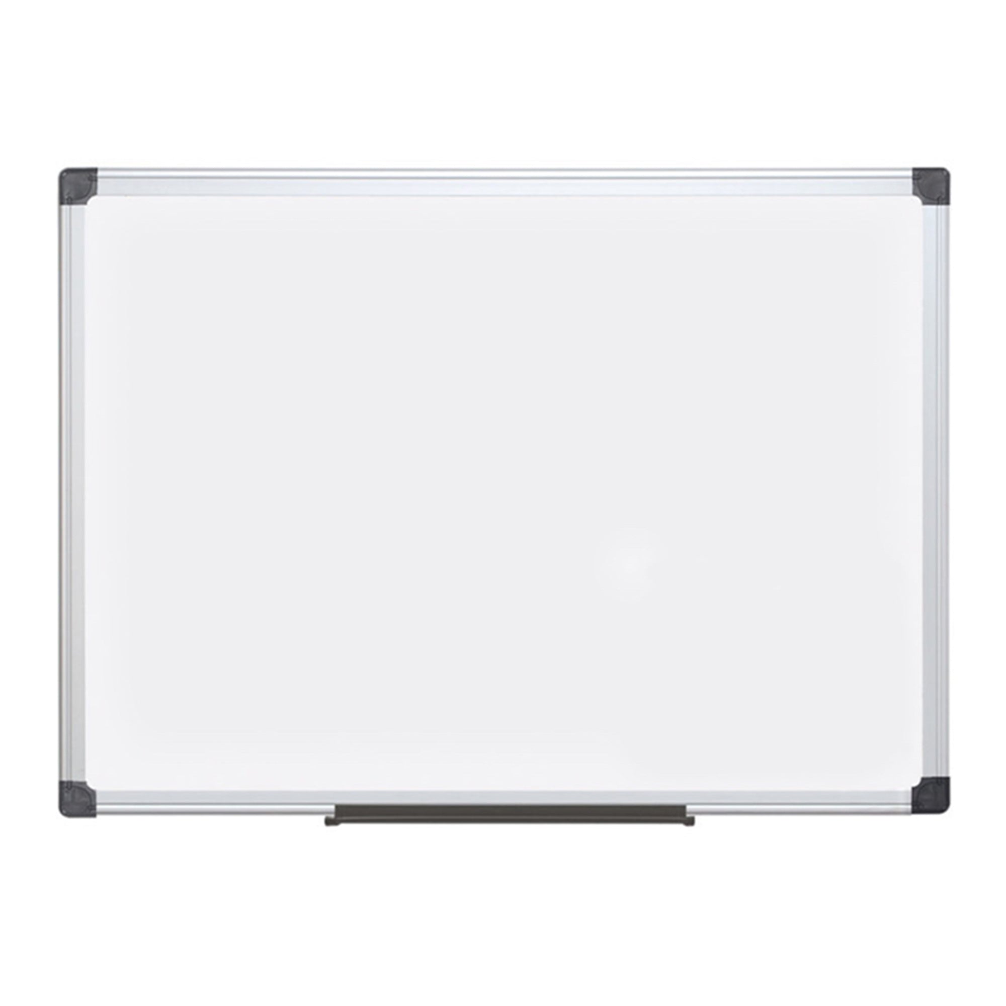 MasterVision Maya Magnetic Steel Dry-Erase Board, 48" x 96", Aluminum Frame