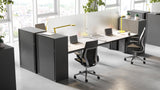 Ghent Partition Extender, Clear Thermoplastic w/ Screws, 18" H x 24" W_3