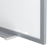 Ghent Proma Magnetic Porcelain Projection Whiteboard w/ Aluminum Frame, 4'H x 6'W_0