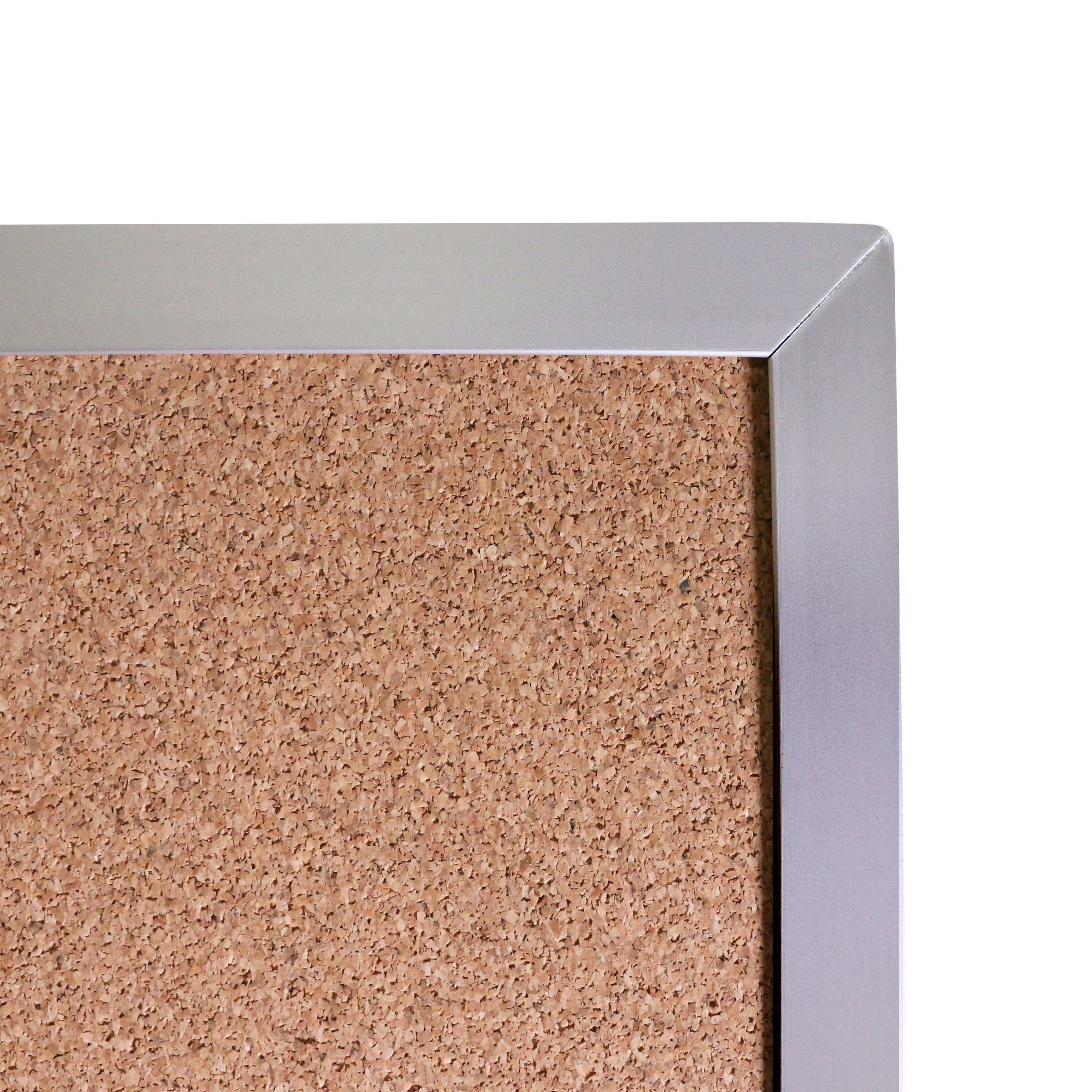 Ghent Reversible Cork Bulletin Board w/ Aluminum Frame, 4'H x 6'W_3