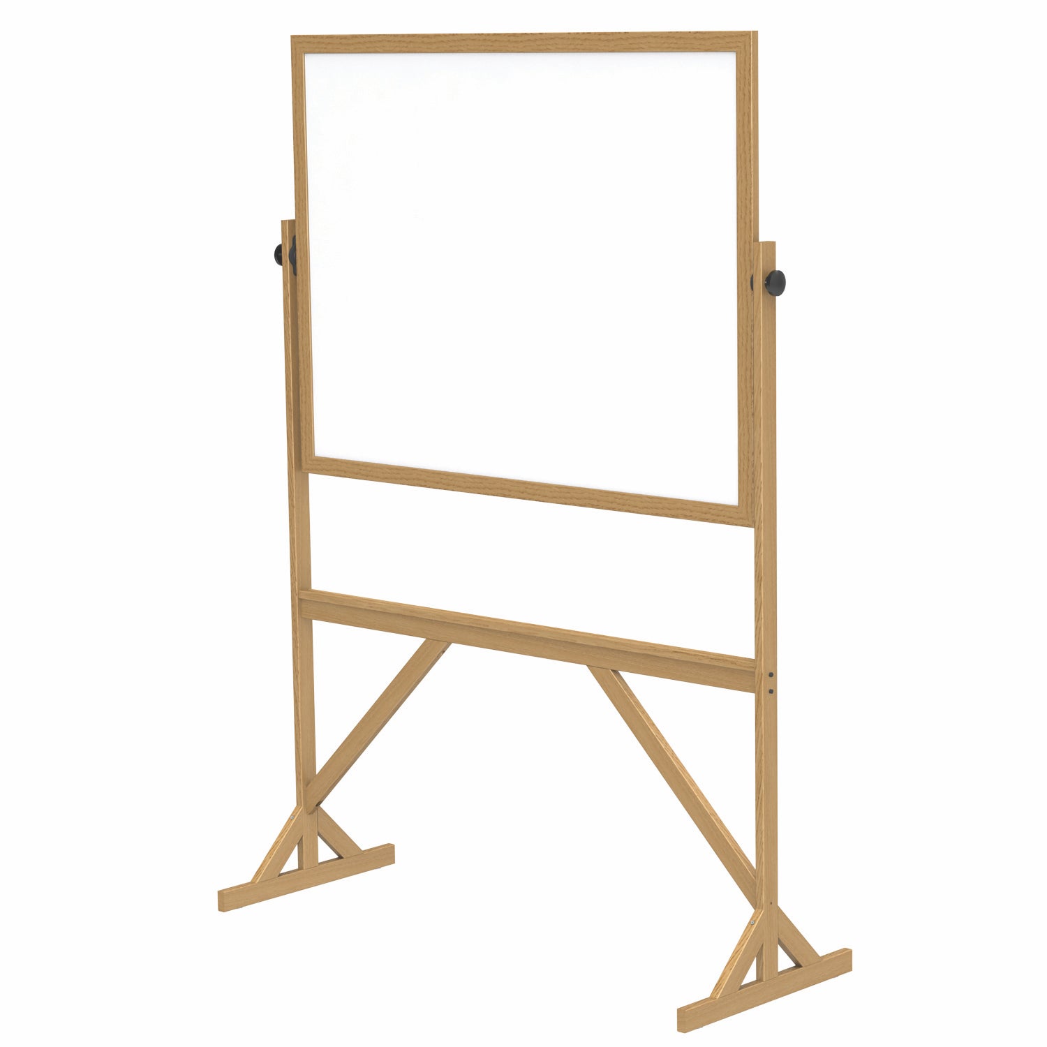 Ghent Reversible Whiteboard w/ Wood Frame, 3'H x 4'W_0