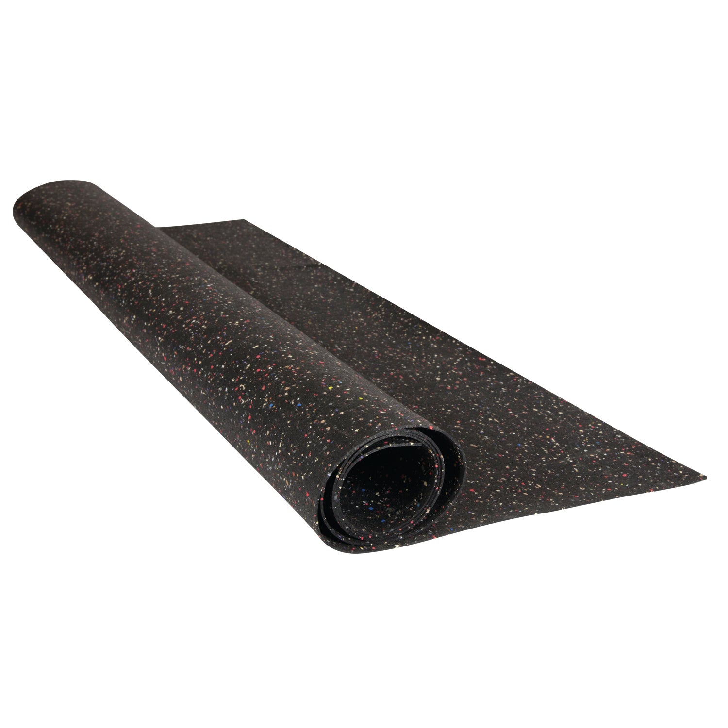 Ghent 1/16" Recycled Rubber Roll, 4'W x 12'L, Confetti_1