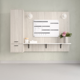 Ghent Graphics Slide Changeable Glassboard w/ Standoffs, Non-magnetic, Patient Room Graphic, Horizontal, 24"H x 36"W