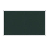 Ghent Vinyl Bulletin Board w/ Aluminum Frame, 18"H x 24"W, Ebony_1