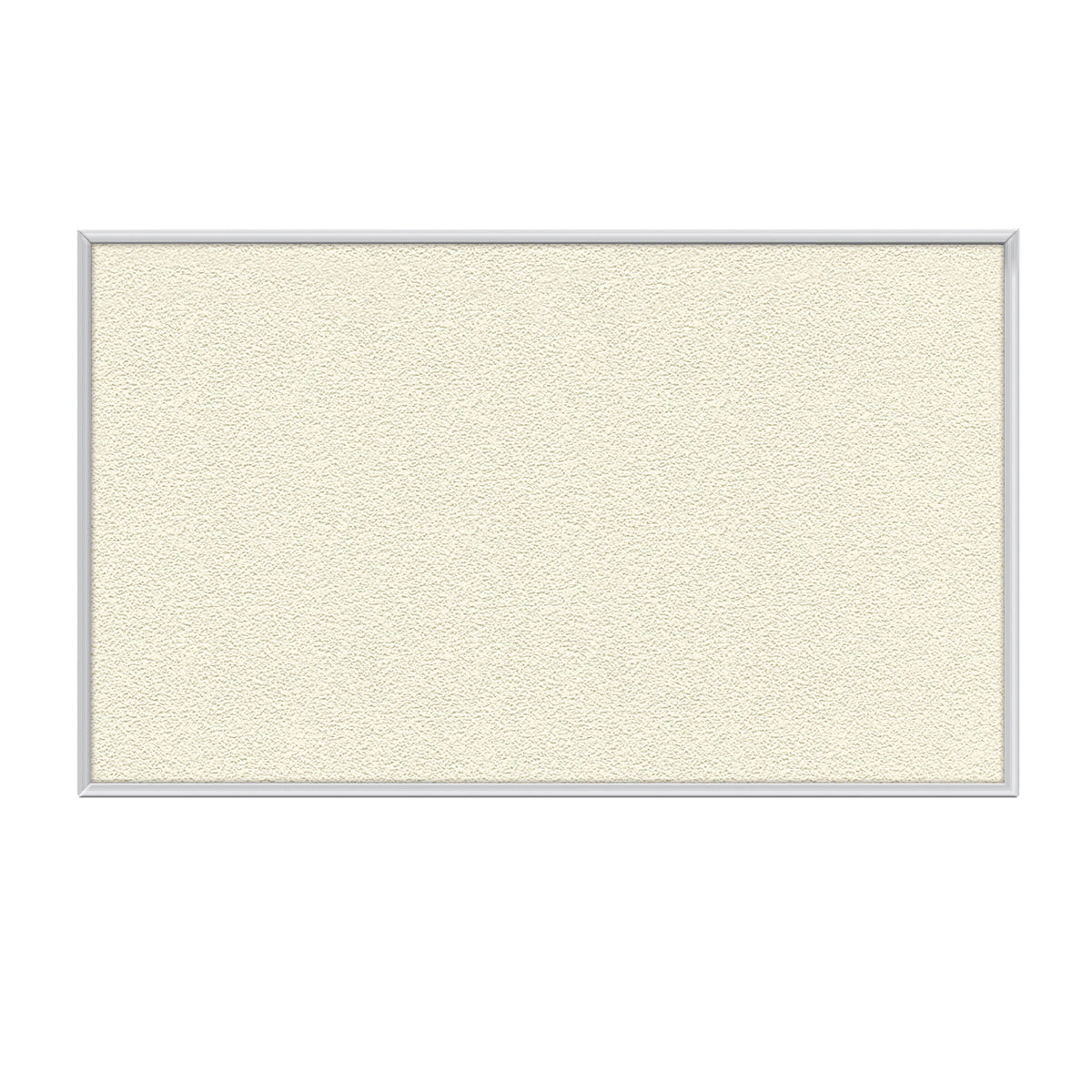 Ghent Vinyl Bulletin Board w/ Aluminum Frame, 2'H x 3'W, Ivory_1