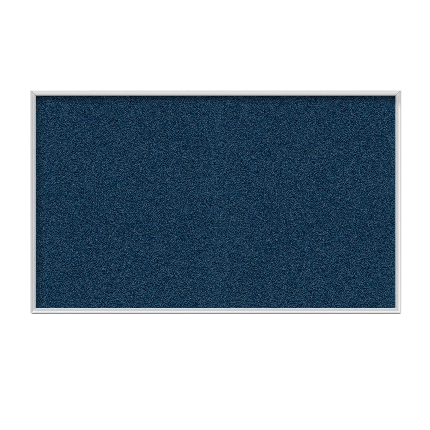 Ghent Vinyl Bulletin Board w/ Aluminum Frame, 2'H x 3'W, Navy_1