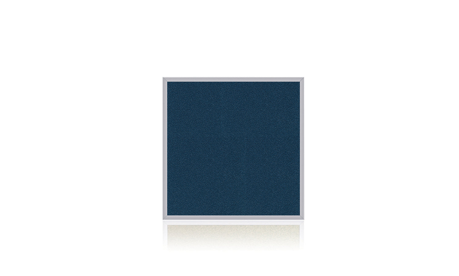 Ghent Vinyl Bulletin Board w/ Aluminum Frame, 4'H x 4'W, Navy_1