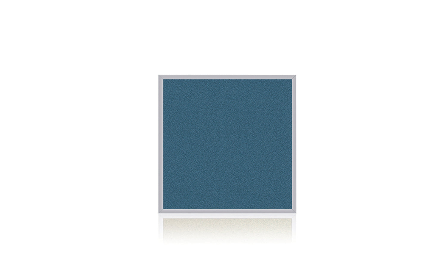 Ghent Vinyl Bulletin Board w/ Aluminum Frame, 4'H x 4'W, Ocean_1