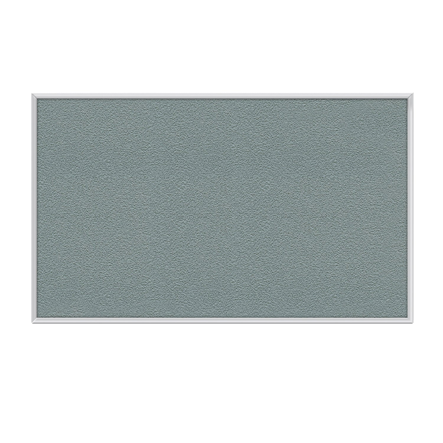 Ghent Vinyl Bulletin Board w/ Aluminum Frame, 2'H x 3'W, Stone_1