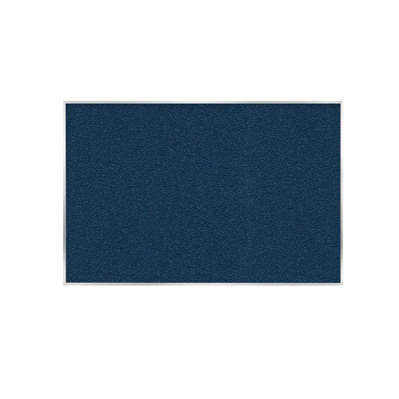 Ghent Vinyl Bulletin Board w/ Aluminum Frame, 4'H x 10'W, Navy_0