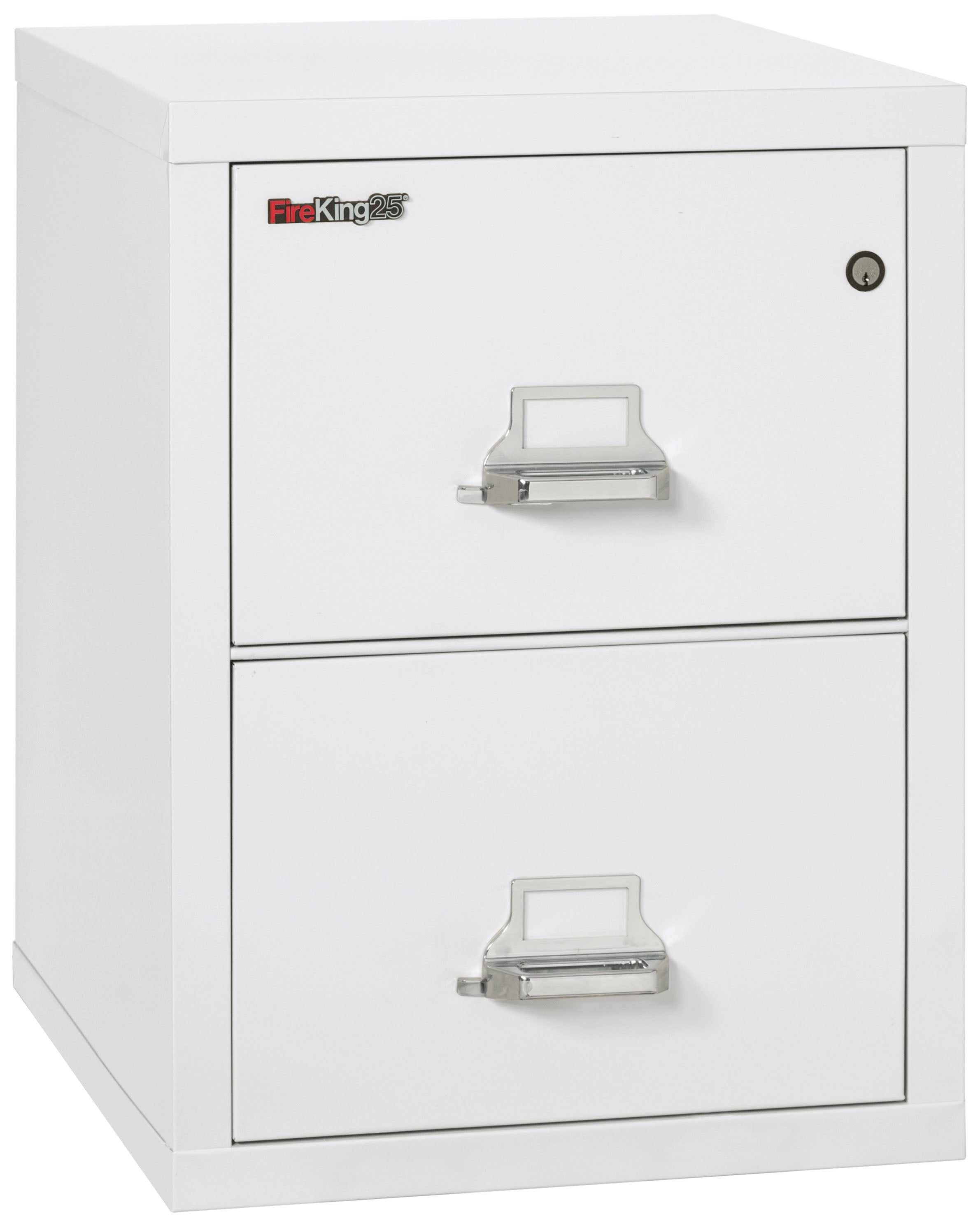 1 Hour Fire Resistant File Cabinet - 2 Drawer Letter 25" depth