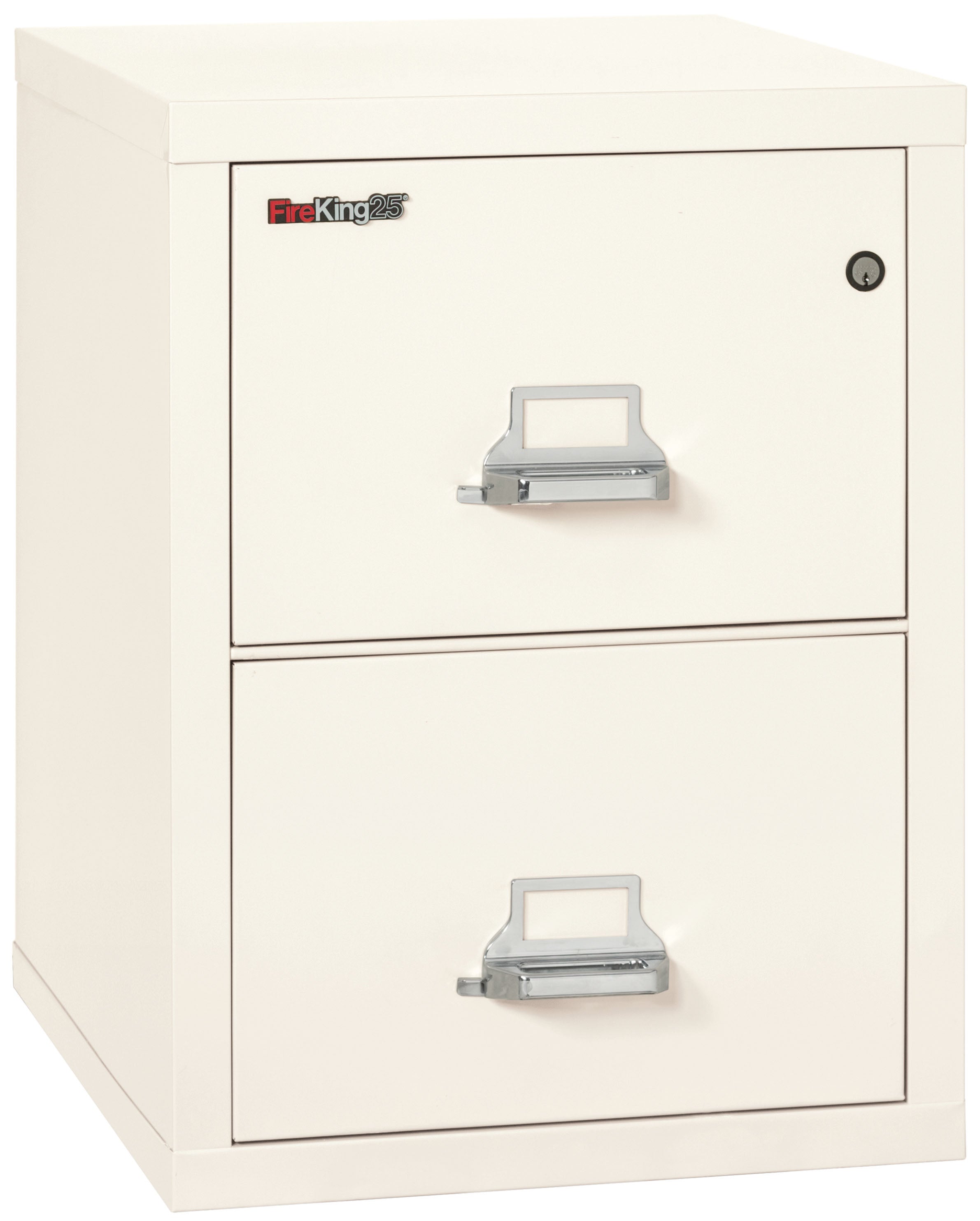 1 Hour Fire Resistant File Cabinet - 2 Drawer Letter 25" depth