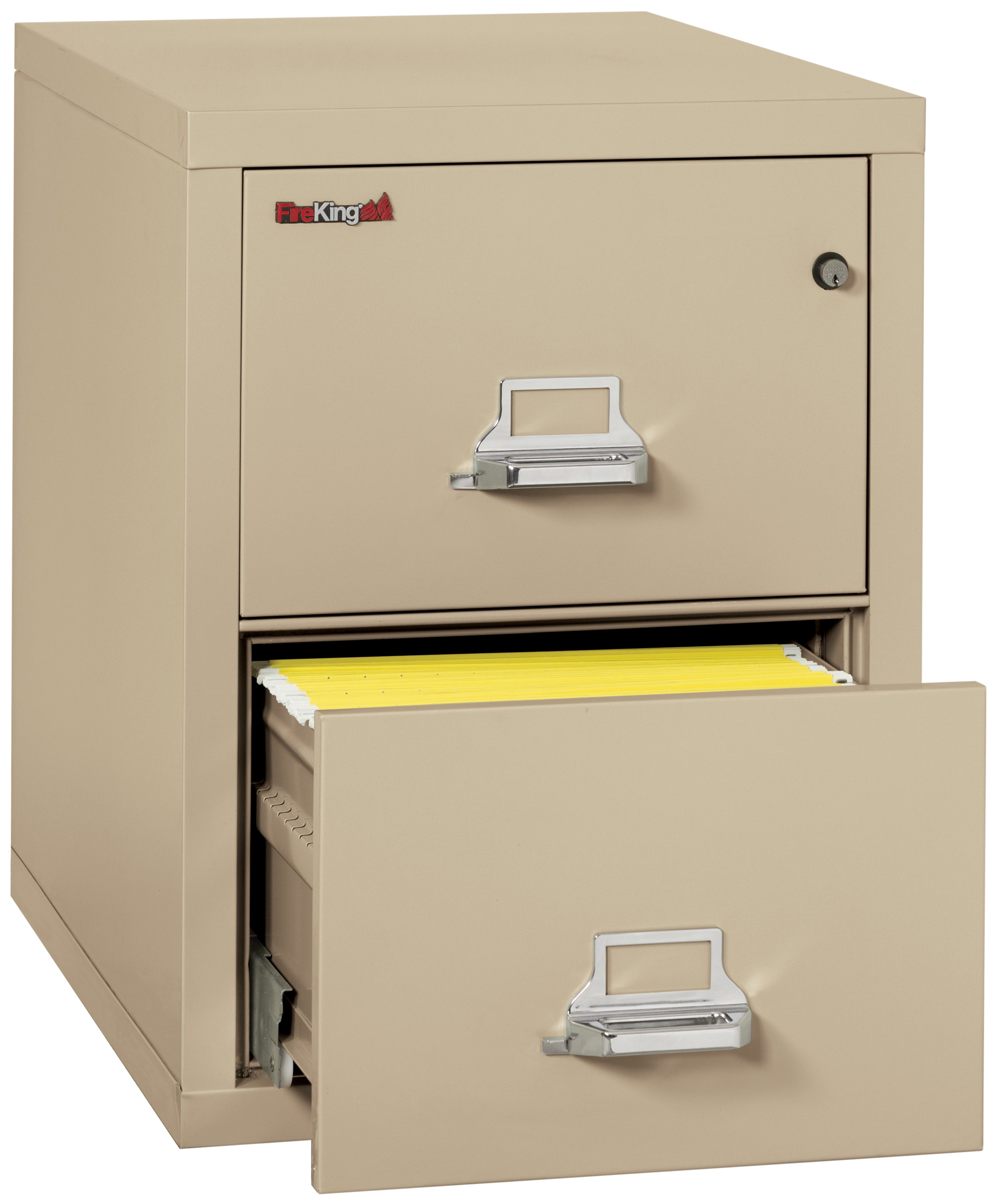 1 Hour Fire Resistant File Cabinet - 2 Drawer Letter 31" depth