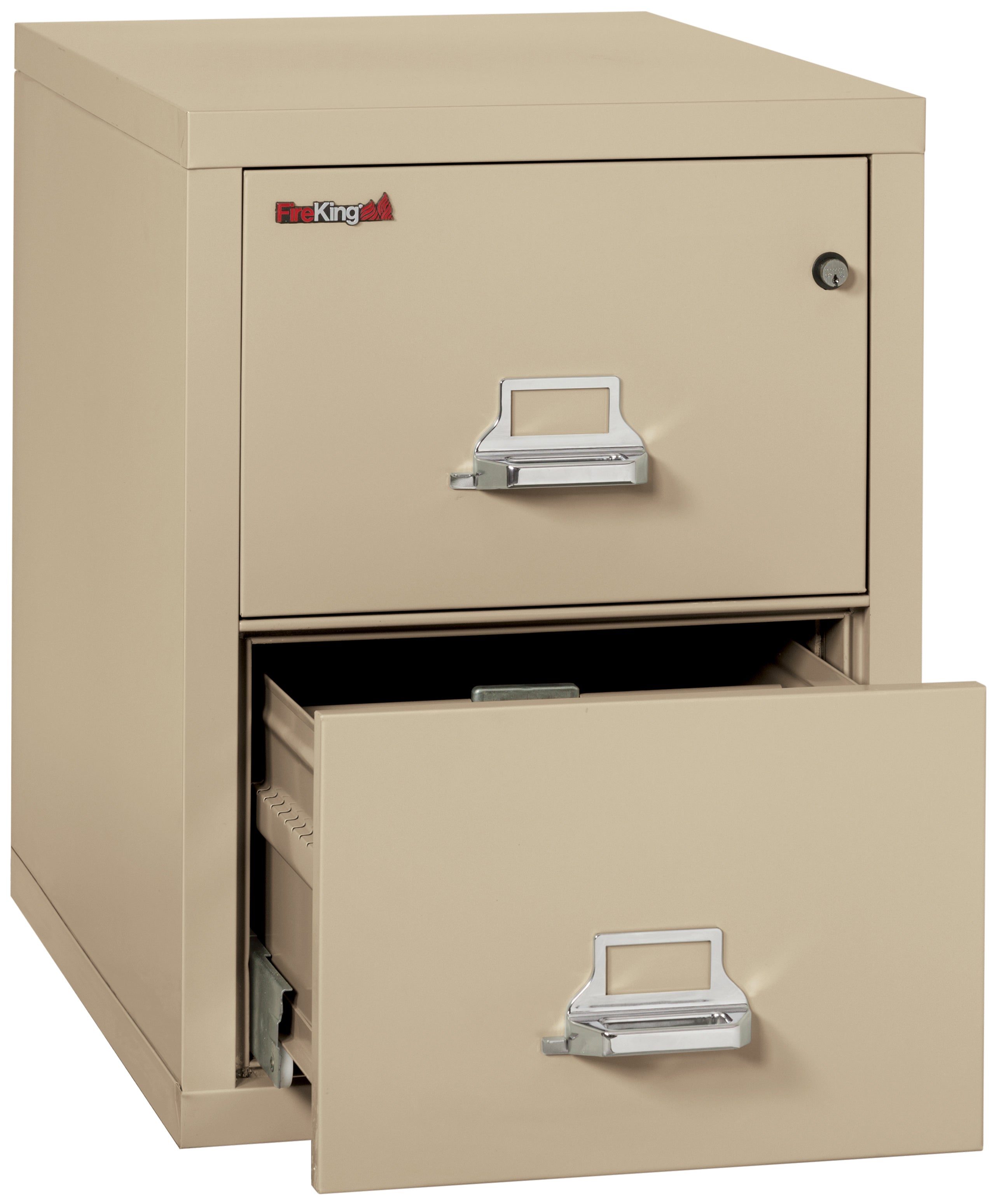 1 Hour Fire Resistant File Cabinet - 2 Drawer Letter 31" depth