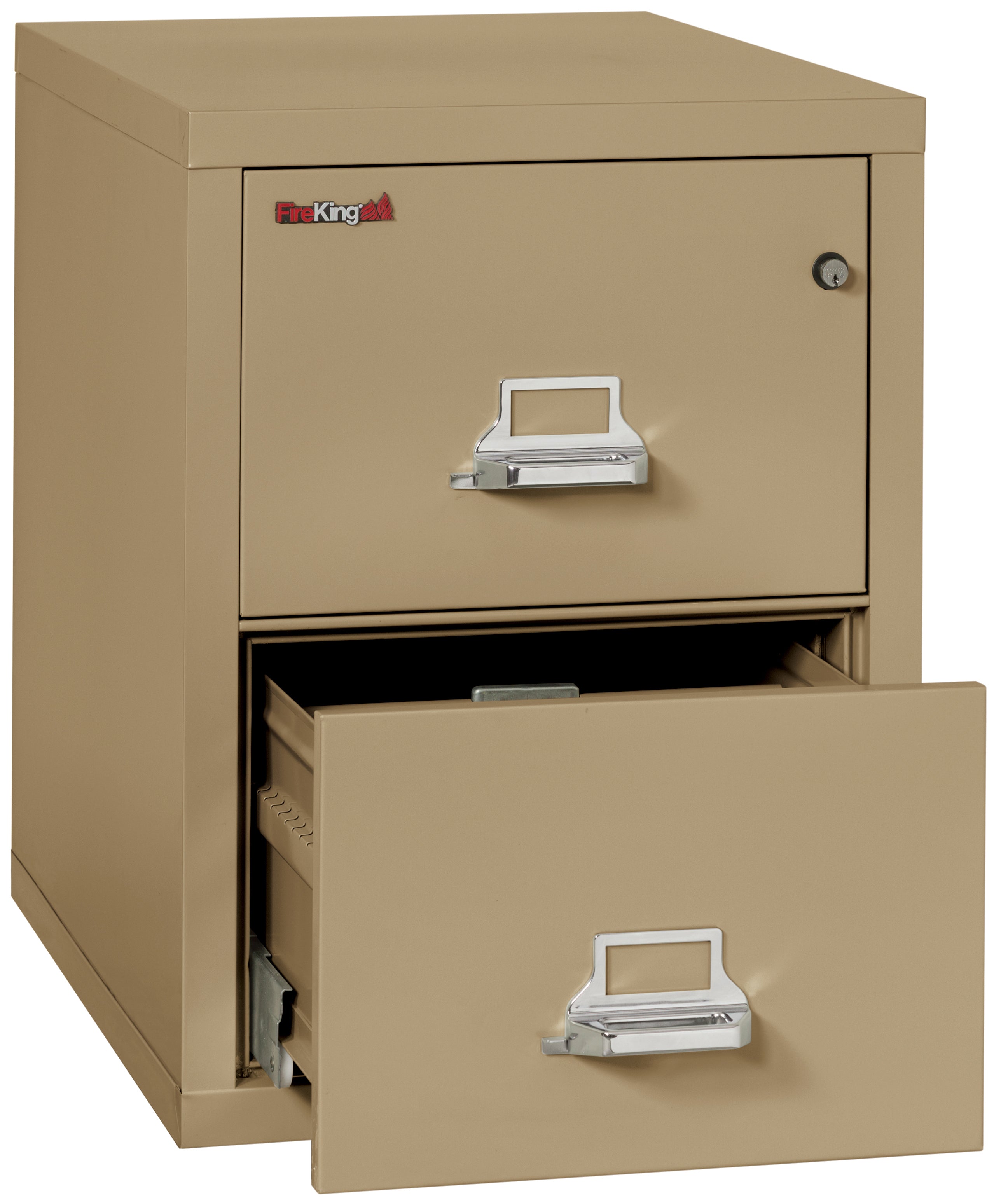 1 Hour Fire Resistant File Cabinet - 2 Drawer Letter 31" depth