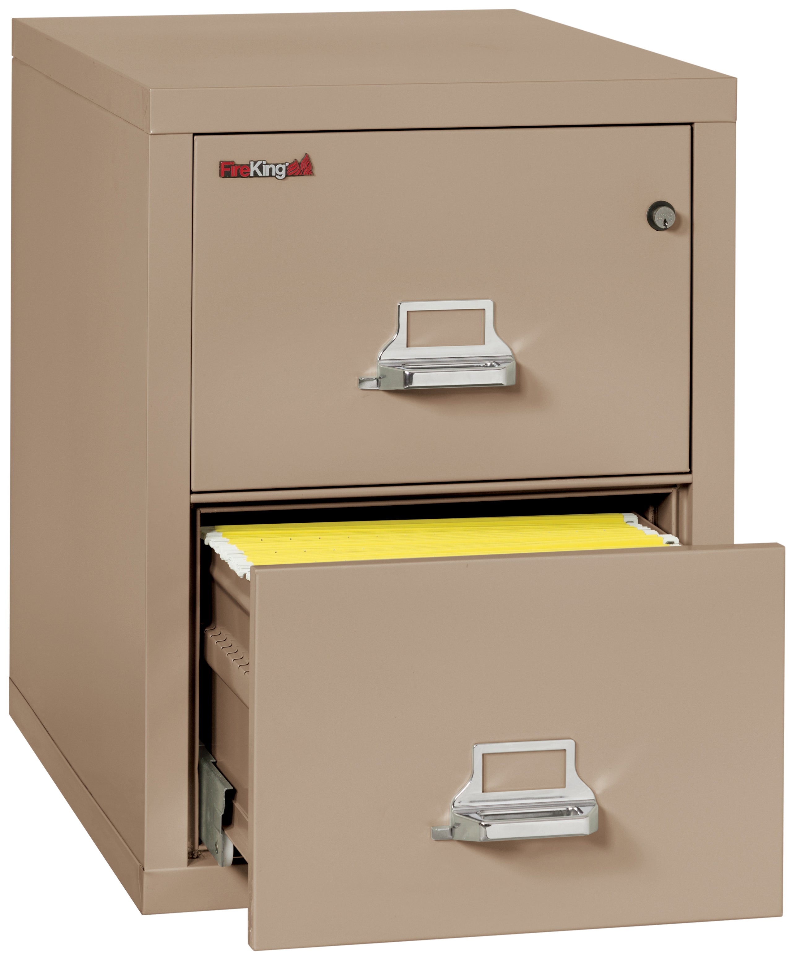 1 Hour Fire Resistant File Cabinet - 2 Drawer Letter 31" depth