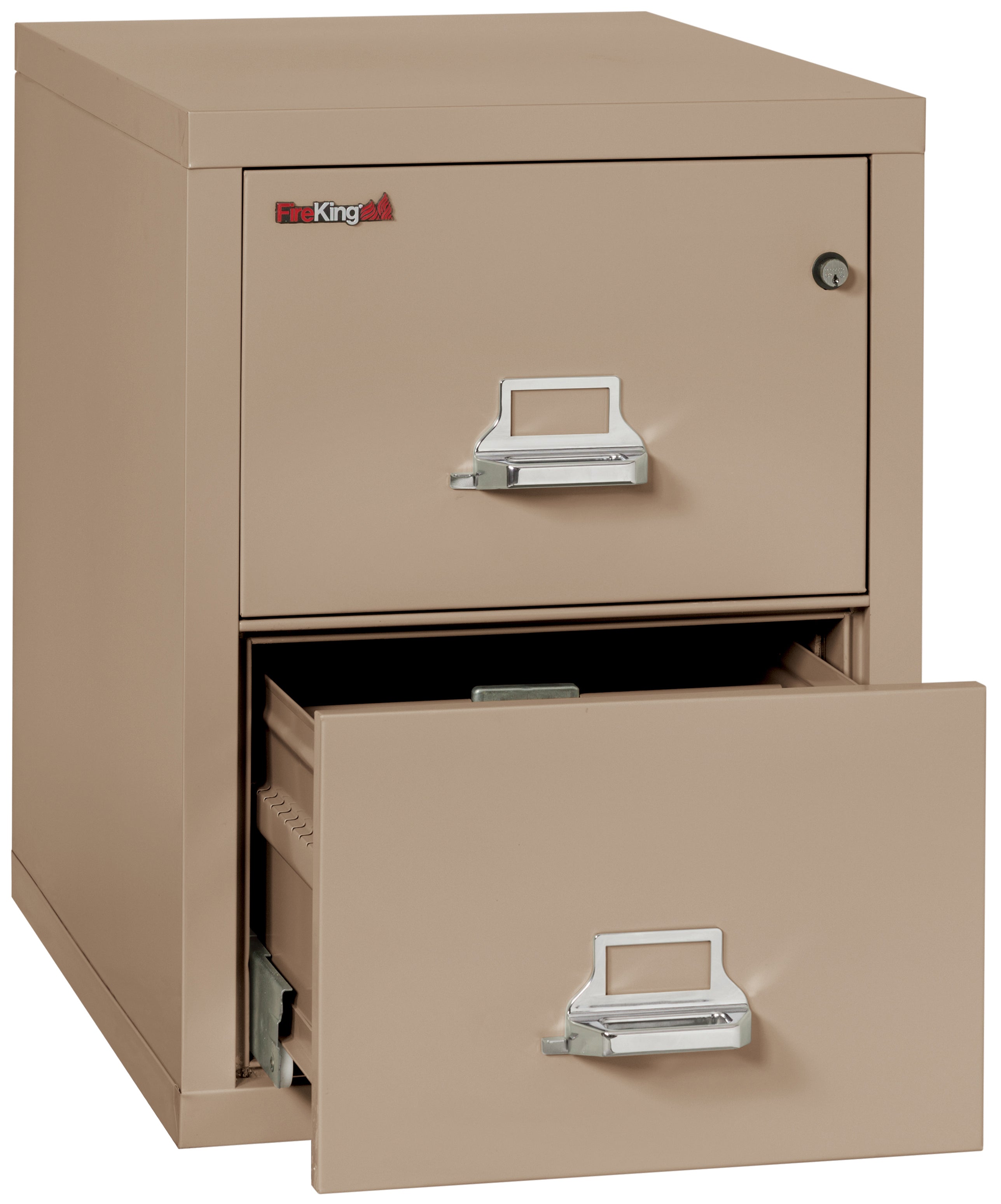 1 Hour Fire Resistant File Cabinet - 2 Drawer Letter 31" depth