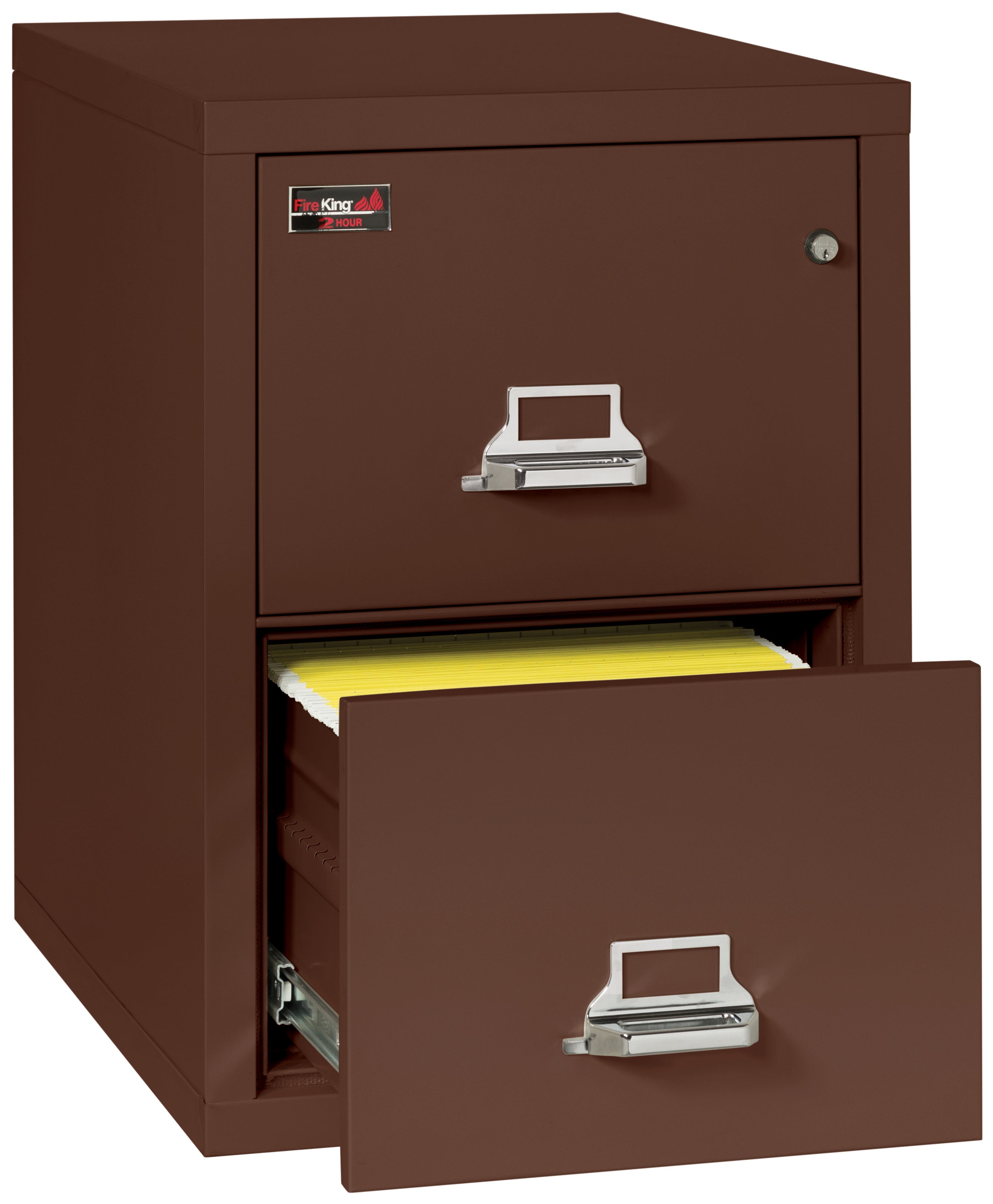 2 Hour Fire Resistant File Cabinet - 2 Drawer Letter 31" depth