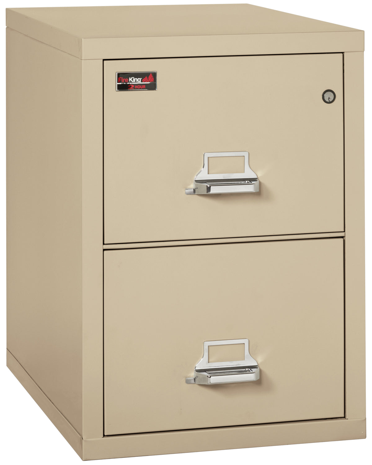 2 Hour Fire Resistant File Cabinet - 2 Drawer Letter 31" depth