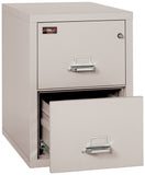 2 Hour Fire Resistant File Cabinet - 2 Drawer Letter 31" depth