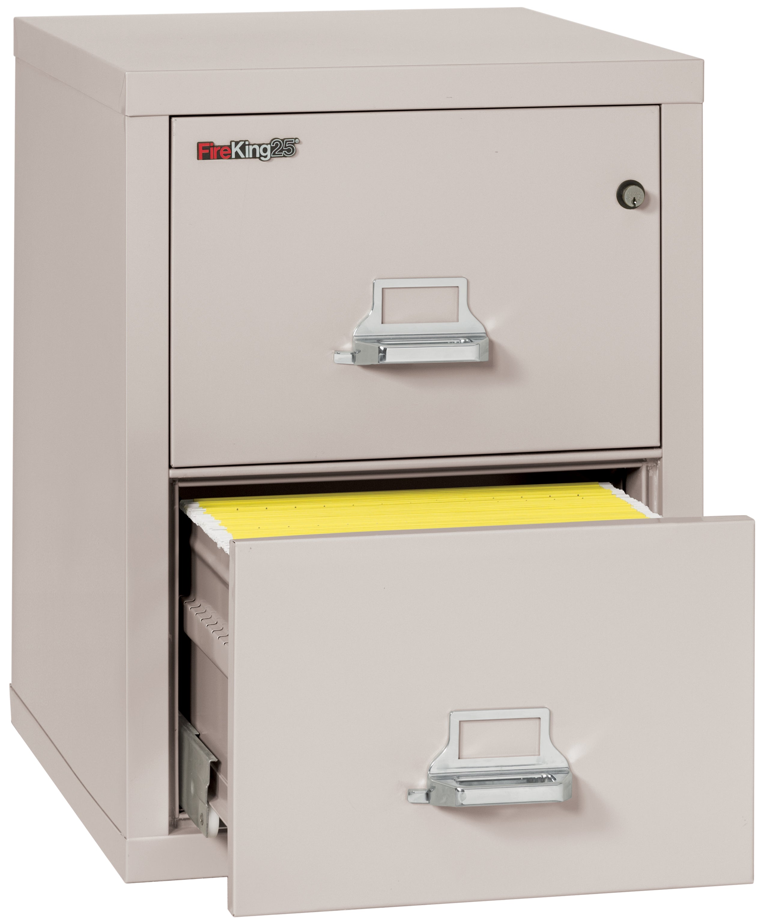 1 Hour Fire Resistant File Cabinet - 2 Drawer Legal 25" depth