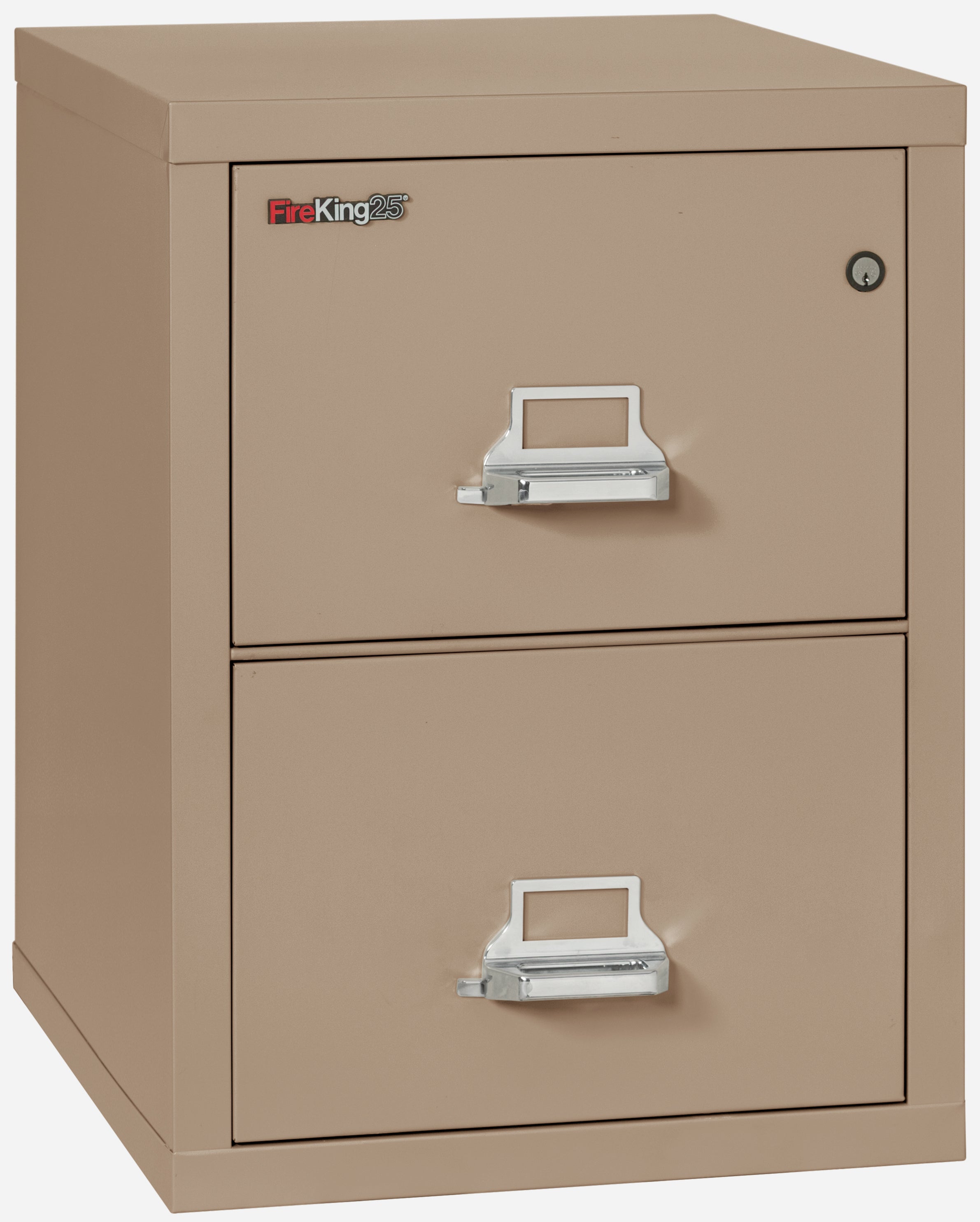 1 Hour Fire Resistant File Cabinet - 2 Drawer Legal 25" depth