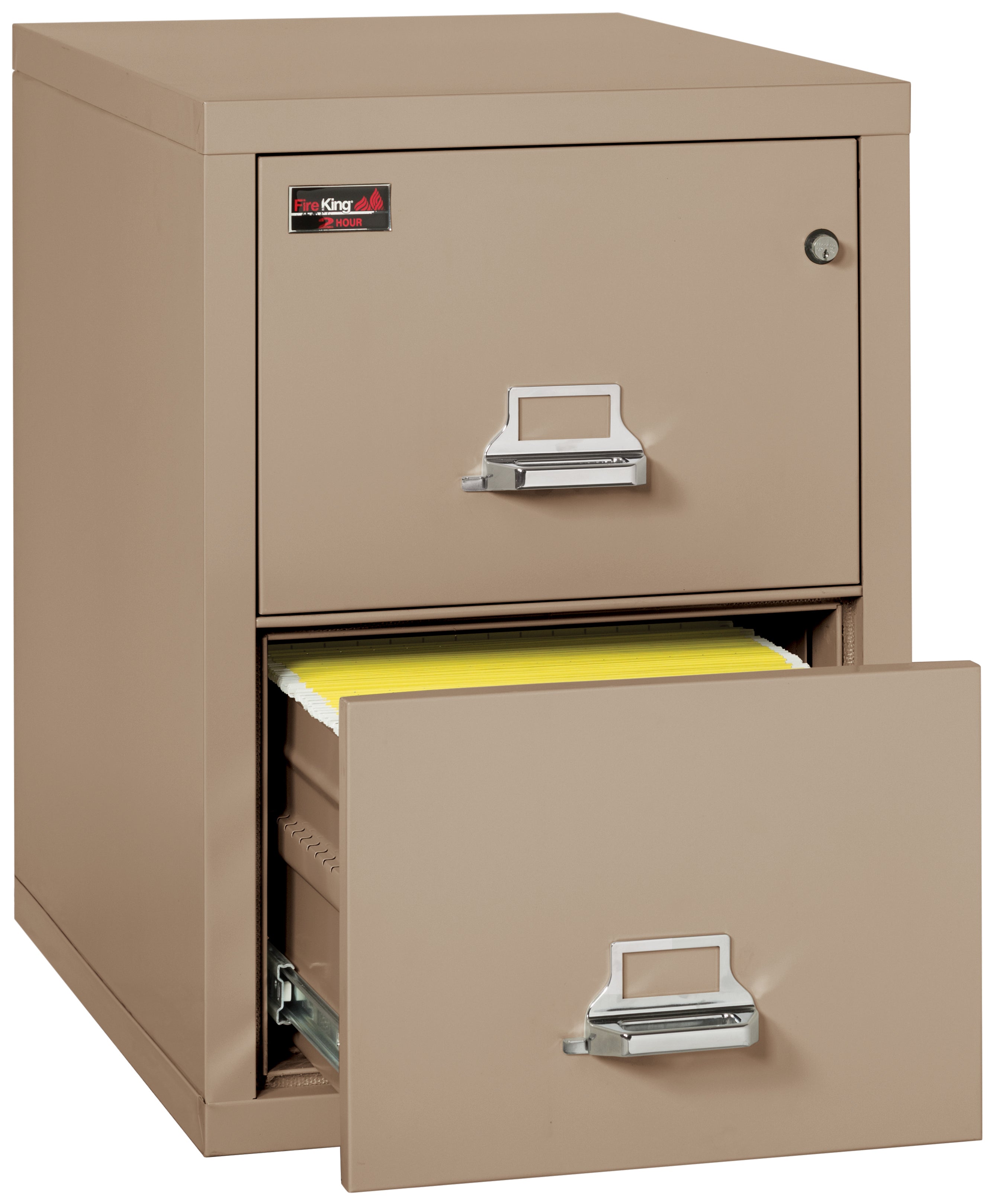 2 Hour Fire Resistant File Cabinet - 2 Drawer Legal 32" depth