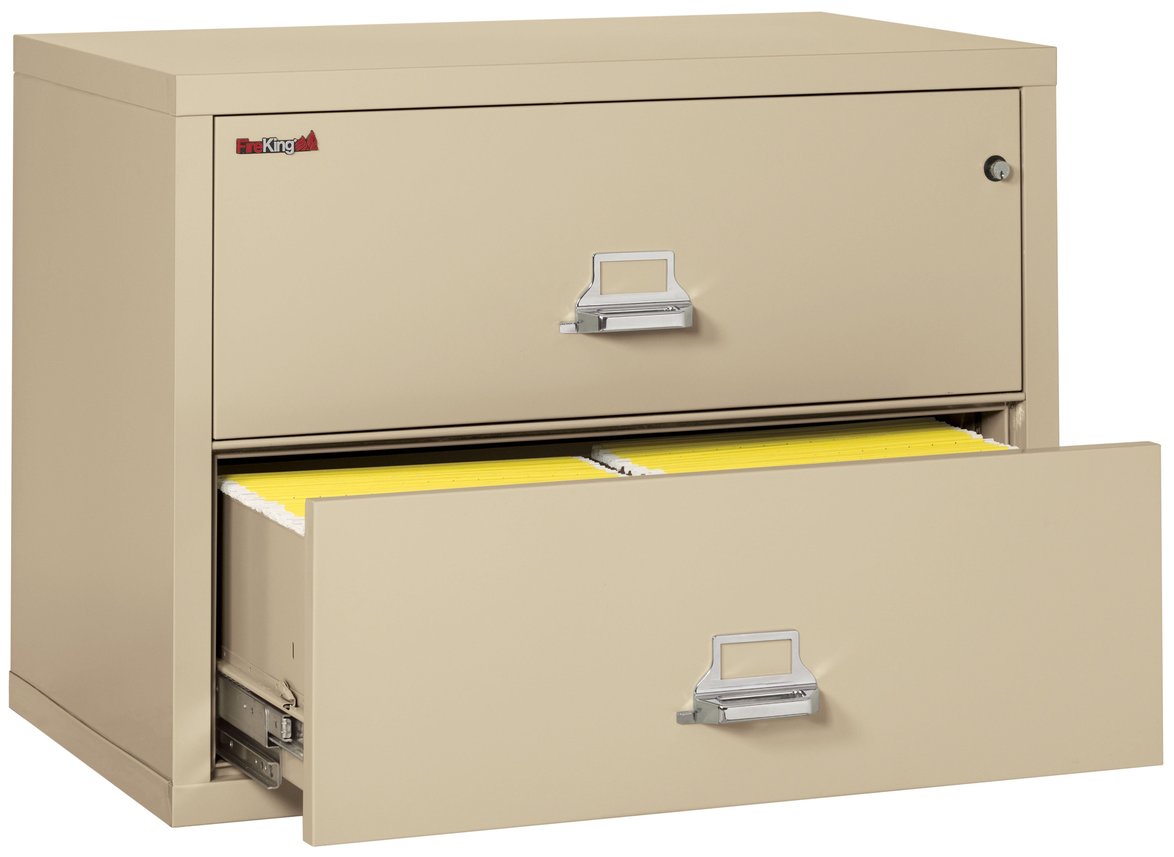 Fire Resistant File Cabinet - 2 Drawer Lateral 38" wide