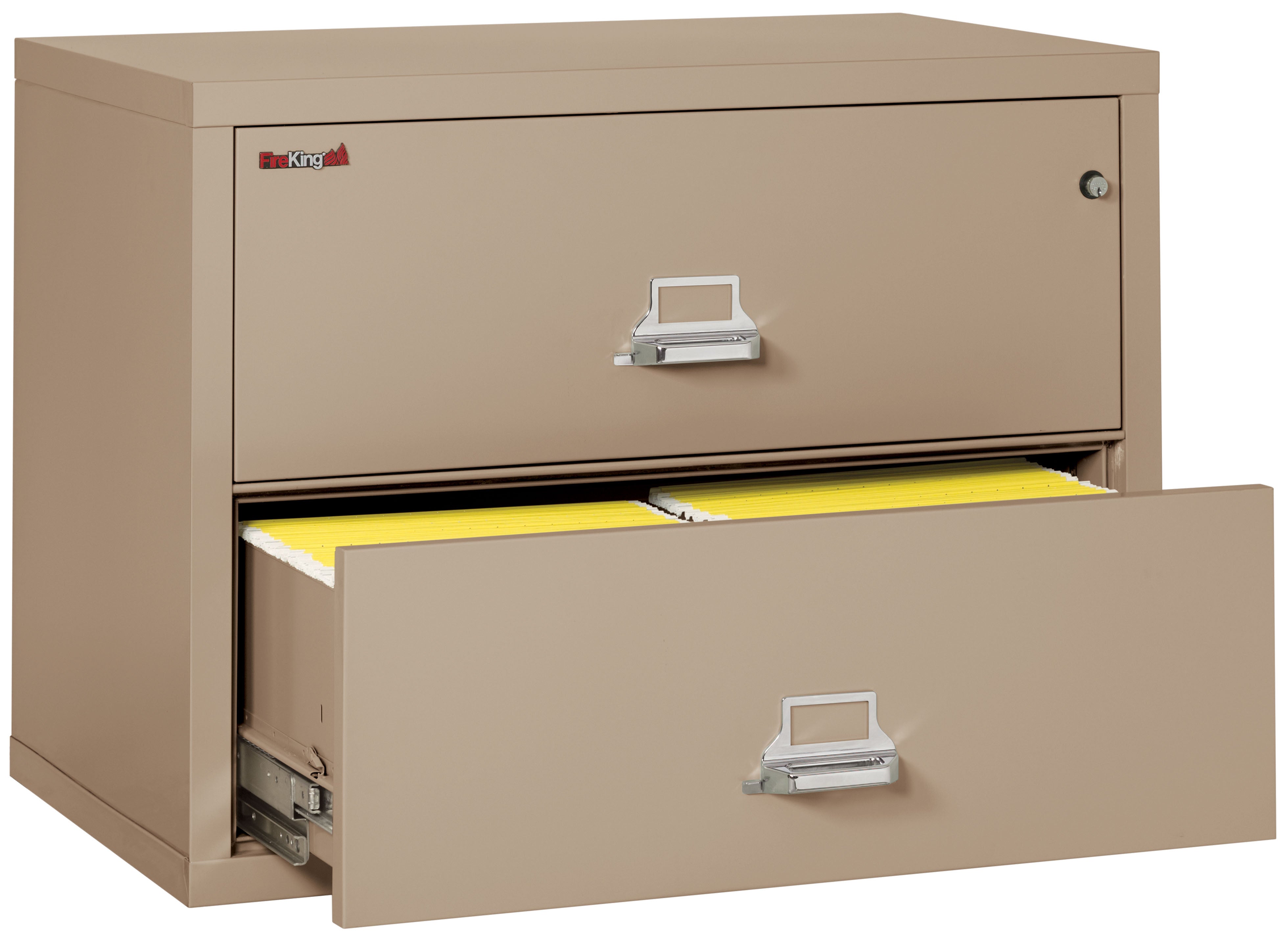 Fire Resistant File Cabinet - 2 Drawer Lateral 38" wide