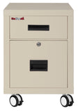 Mobile Pedestal 1-hour Fire-Rated Letter or Legal File Cabinet