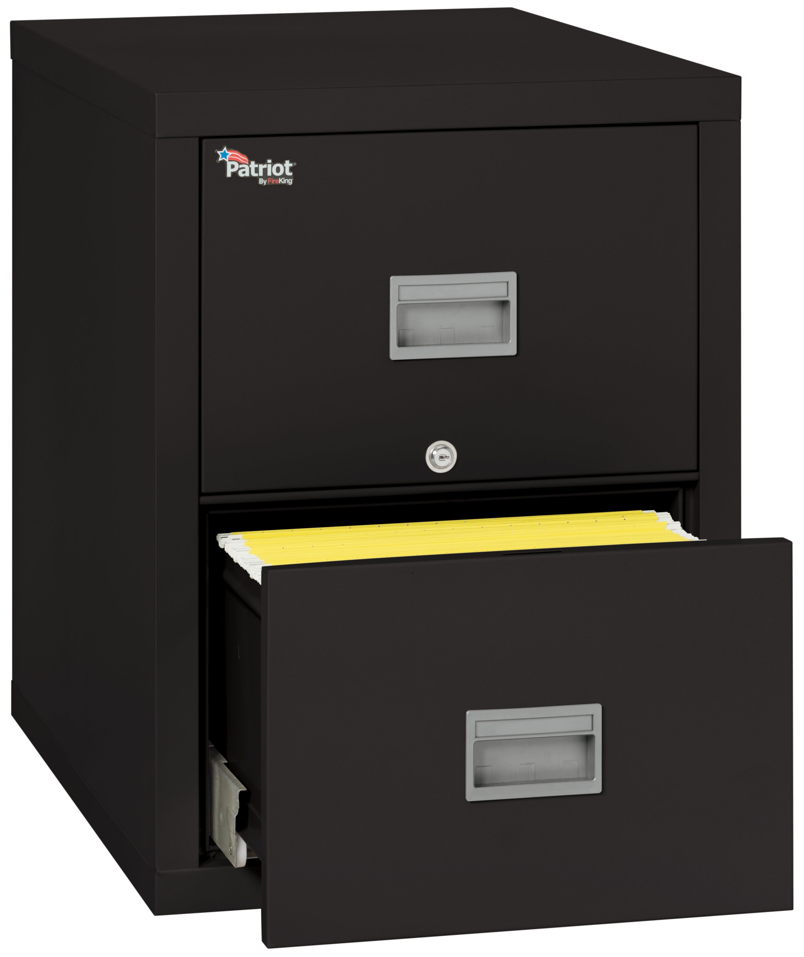 1 Hour Fire Resistant 31" depth File Cabinet with 2 Drawers filing letter hanging folders