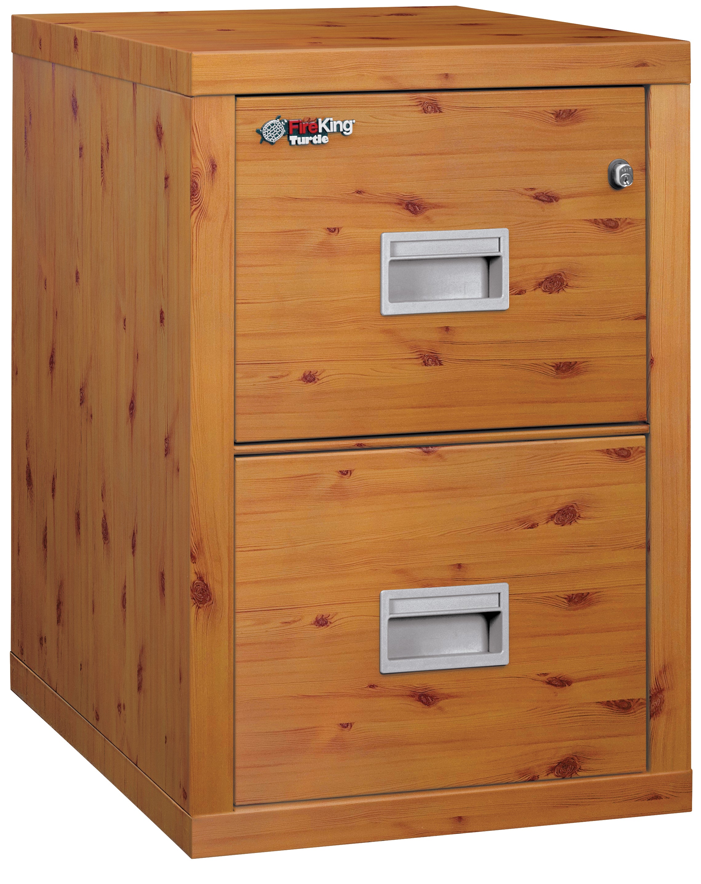 Fire Rated 2 drawer 22" depth letter/legal file cabinet