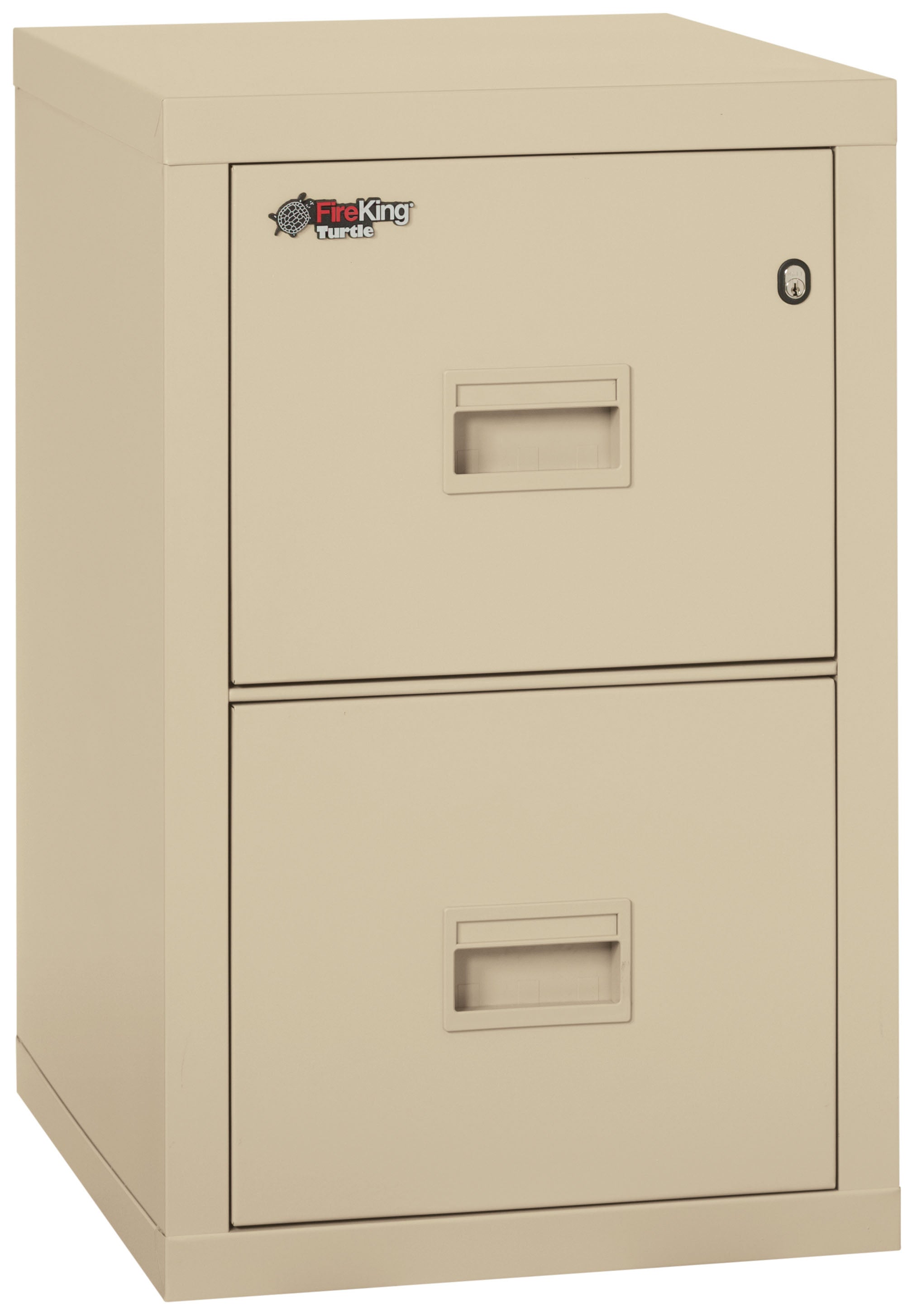 Fire Rated 2 drawer 22" depth letter/legal file cabinet