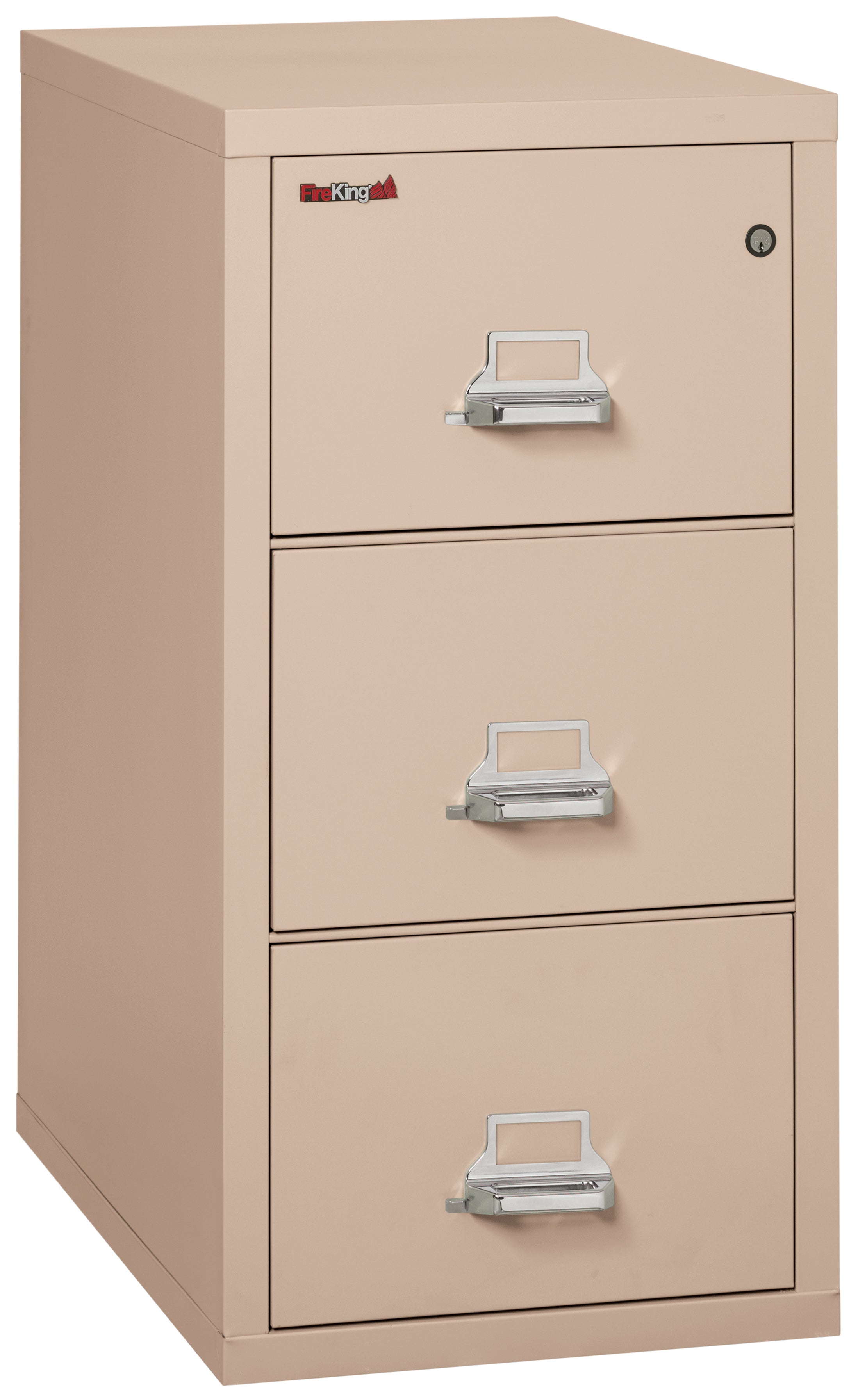 1 Hour Fire Resistant File Cabinet - 3 Drawer Letter 31" depth