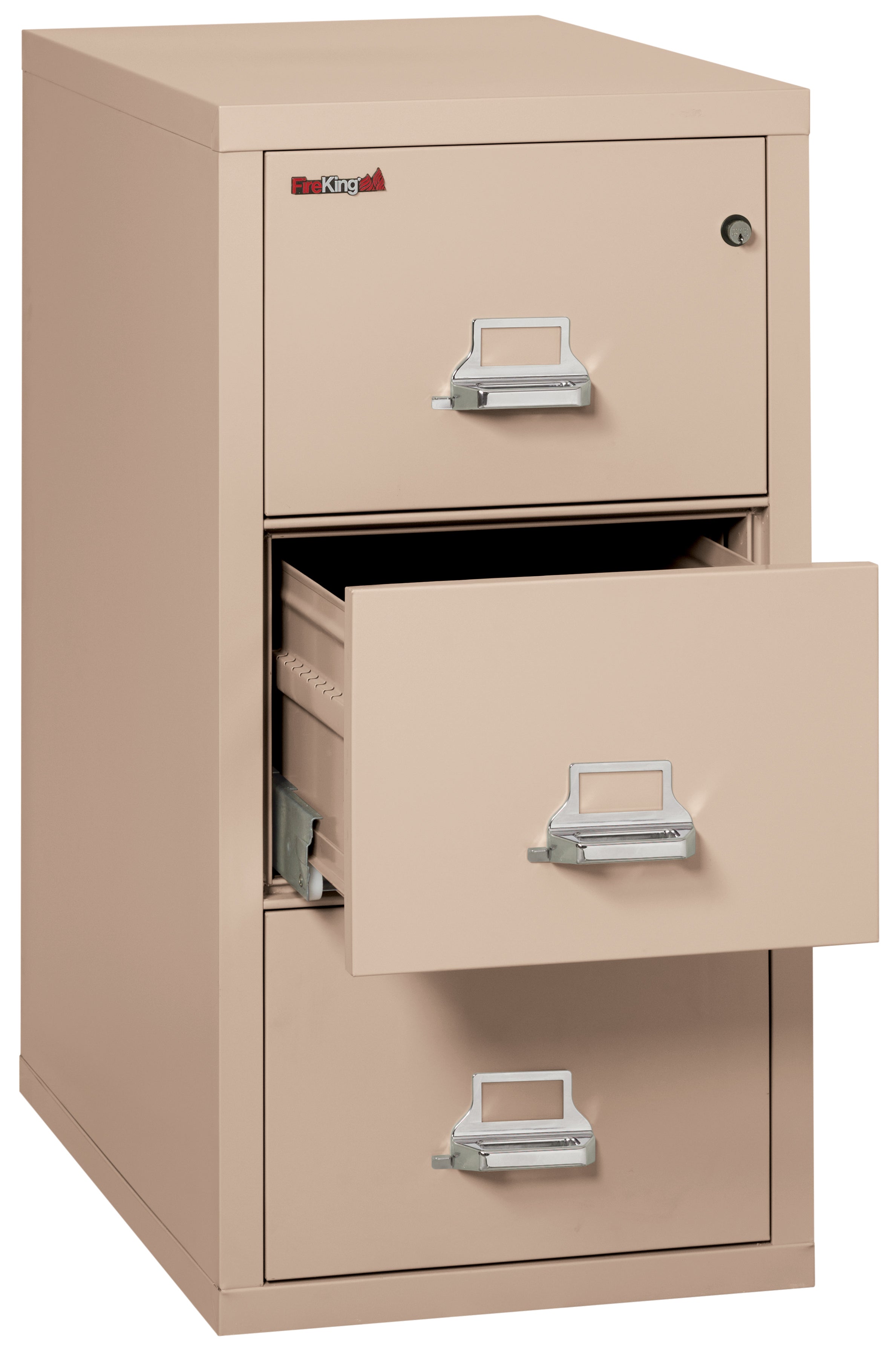 1 Hour Fire Resistant File Cabinet - 3 Drawer Letter 31" depth