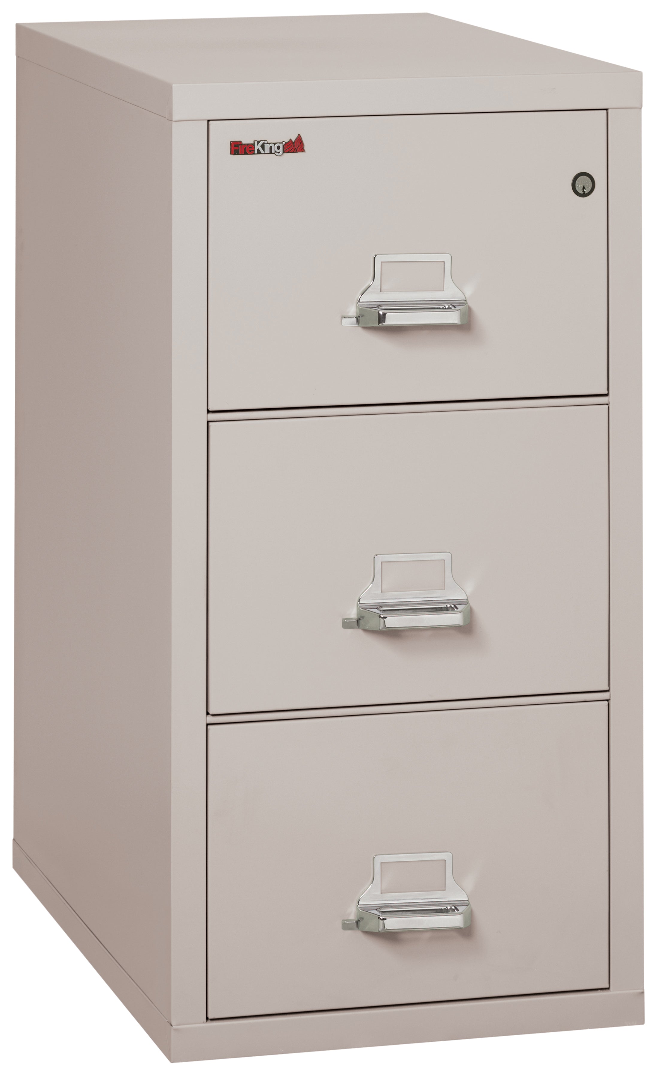 1 Hour Fire Resistant File Cabinet - 3 Drawer Letter 31" depth