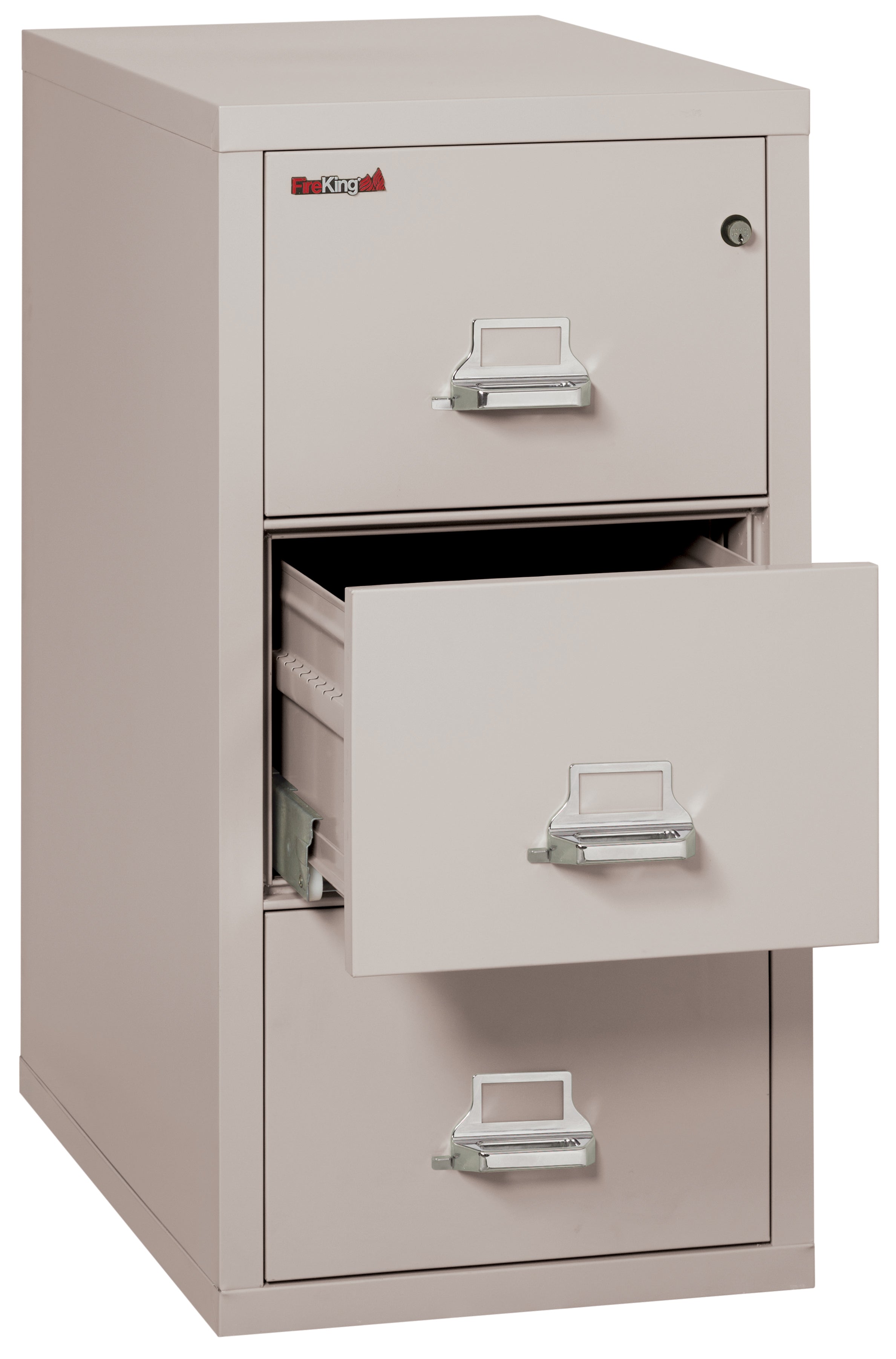 1 Hour Fire Resistant File Cabinet - 3 Drawer Letter 31" depth