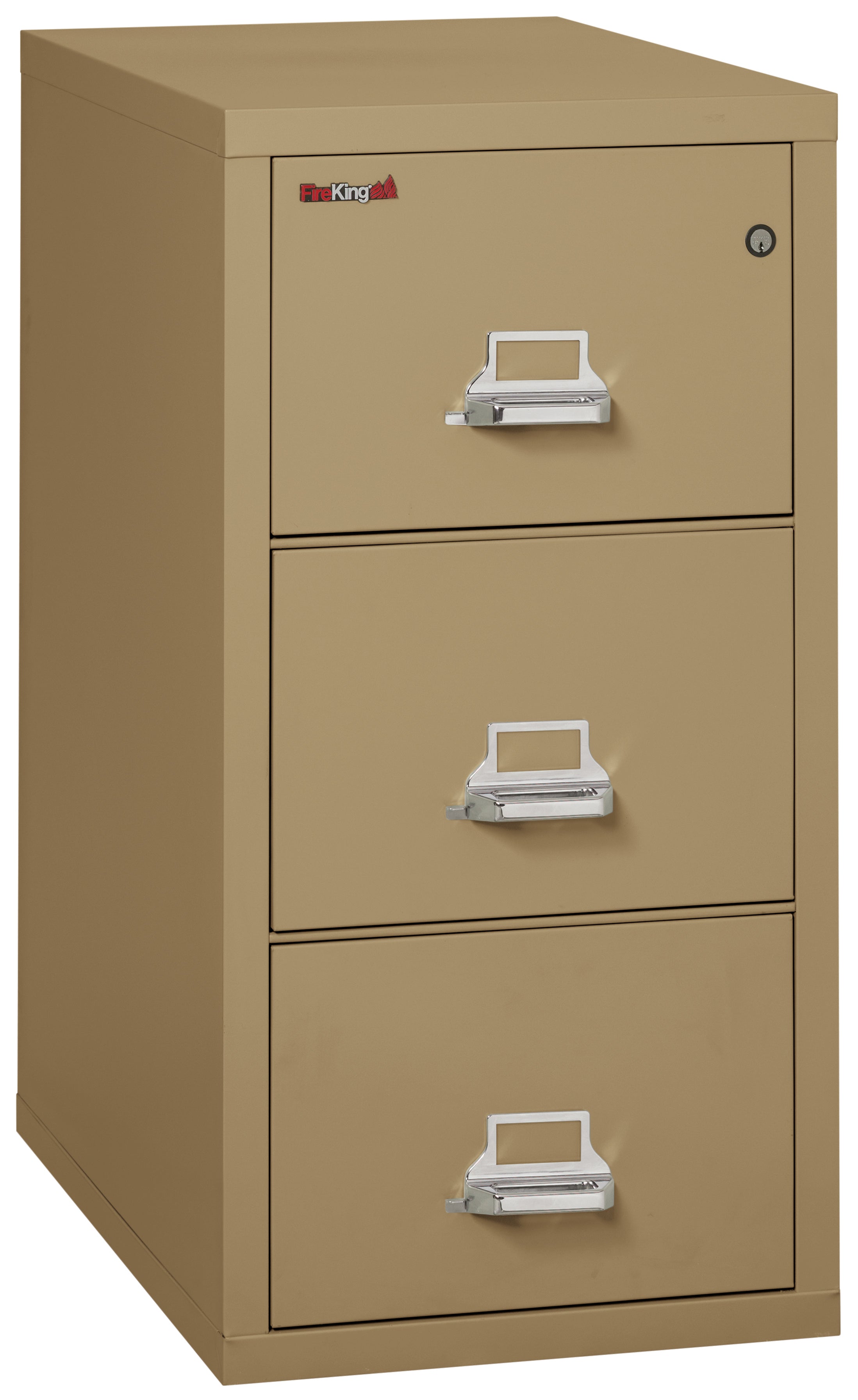 1 Hour Fire Resistant File Cabinet - 3 Drawer Letter 31" depth