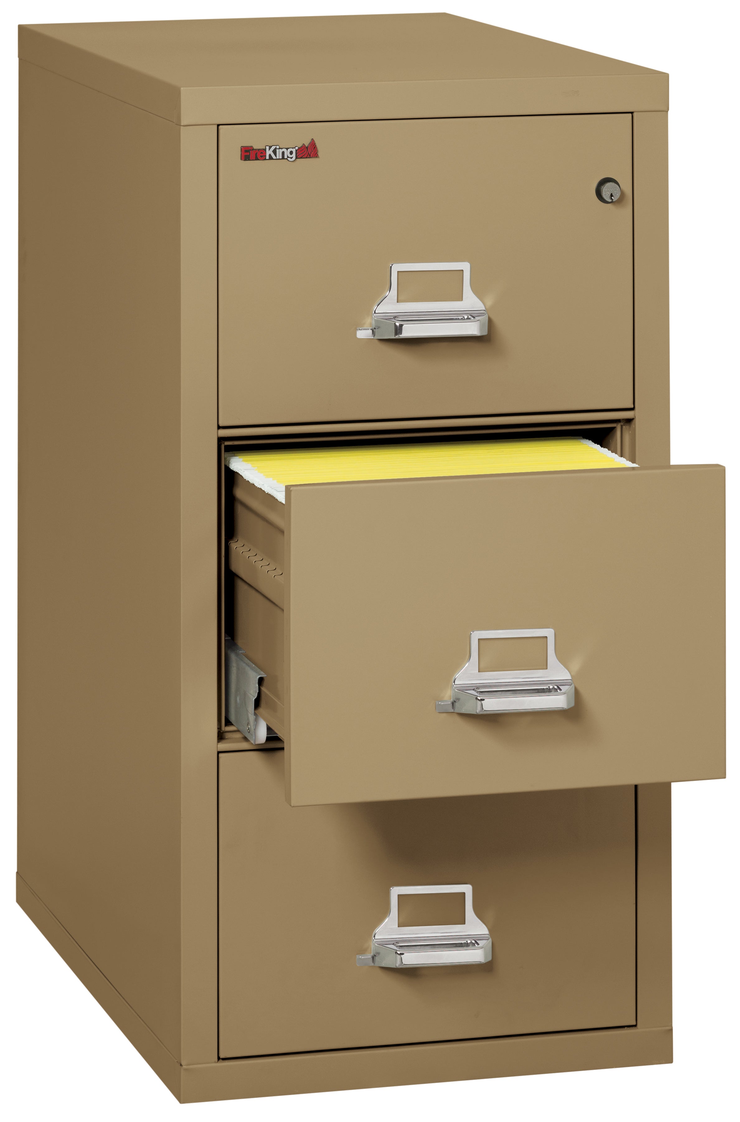 1 Hour Fire Resistant File Cabinet - 3 Drawer Letter 31" depth