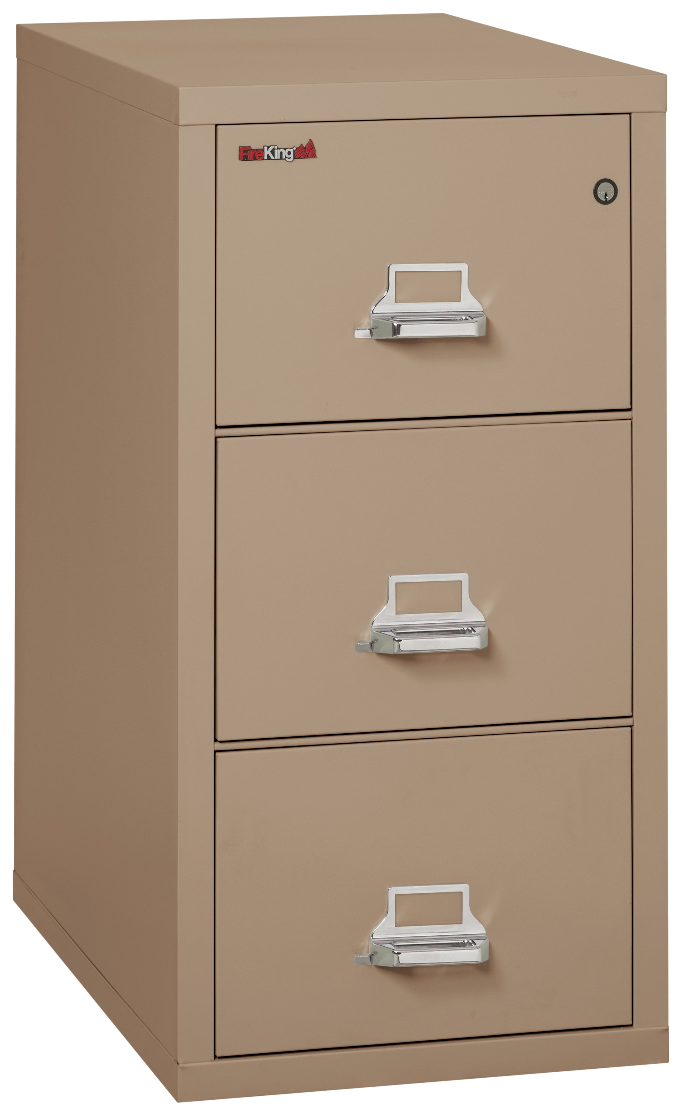 1 Hour Fire Resistant File Cabinet - 3 Drawer Letter 31" depth