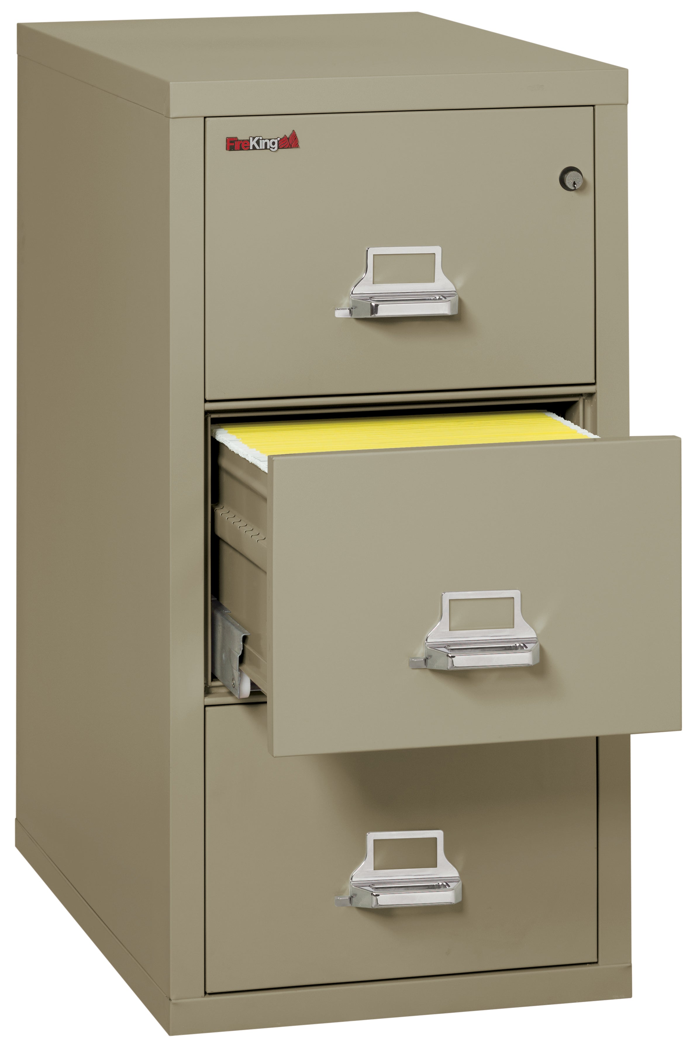 1 Hour Fire Resistant File Cabinet - 3 Drawer Legal 31" depth