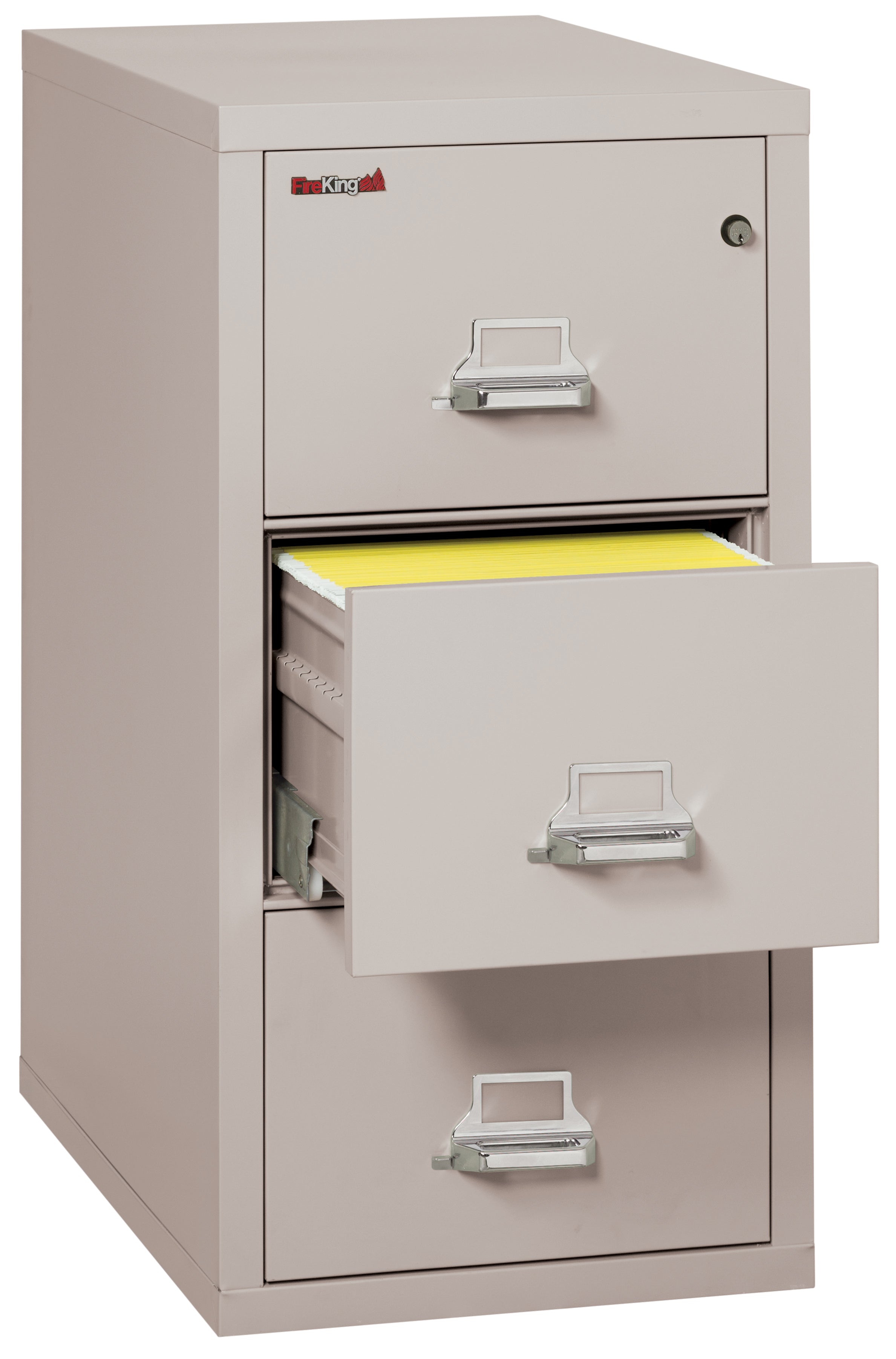 1 Hour Fire Resistant File Cabinet - 3 Drawer Legal 31" depth