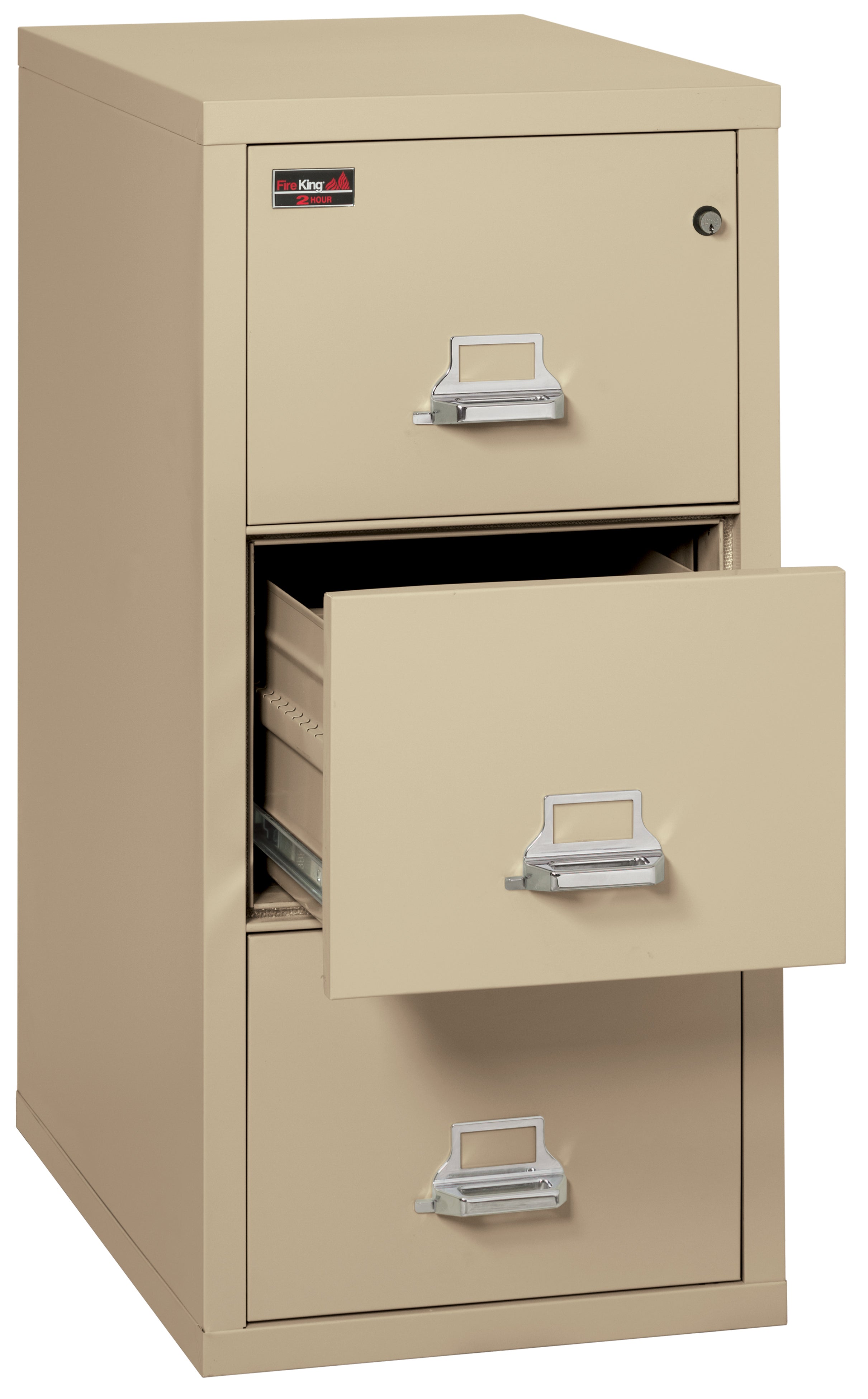 2 Hour Fire Resistant File Cabinet - 2 Drawer Legal 32" depth