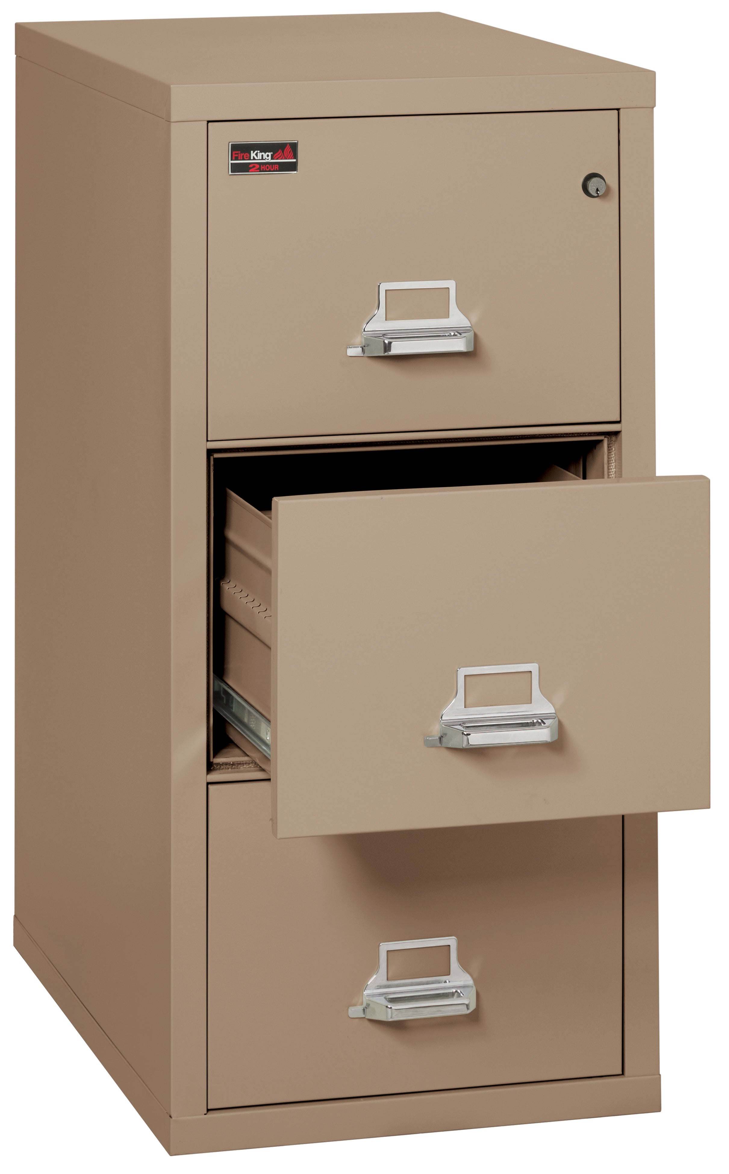 2 Hour Fire Resistant File Cabinet - 2 Drawer Legal 32" depth