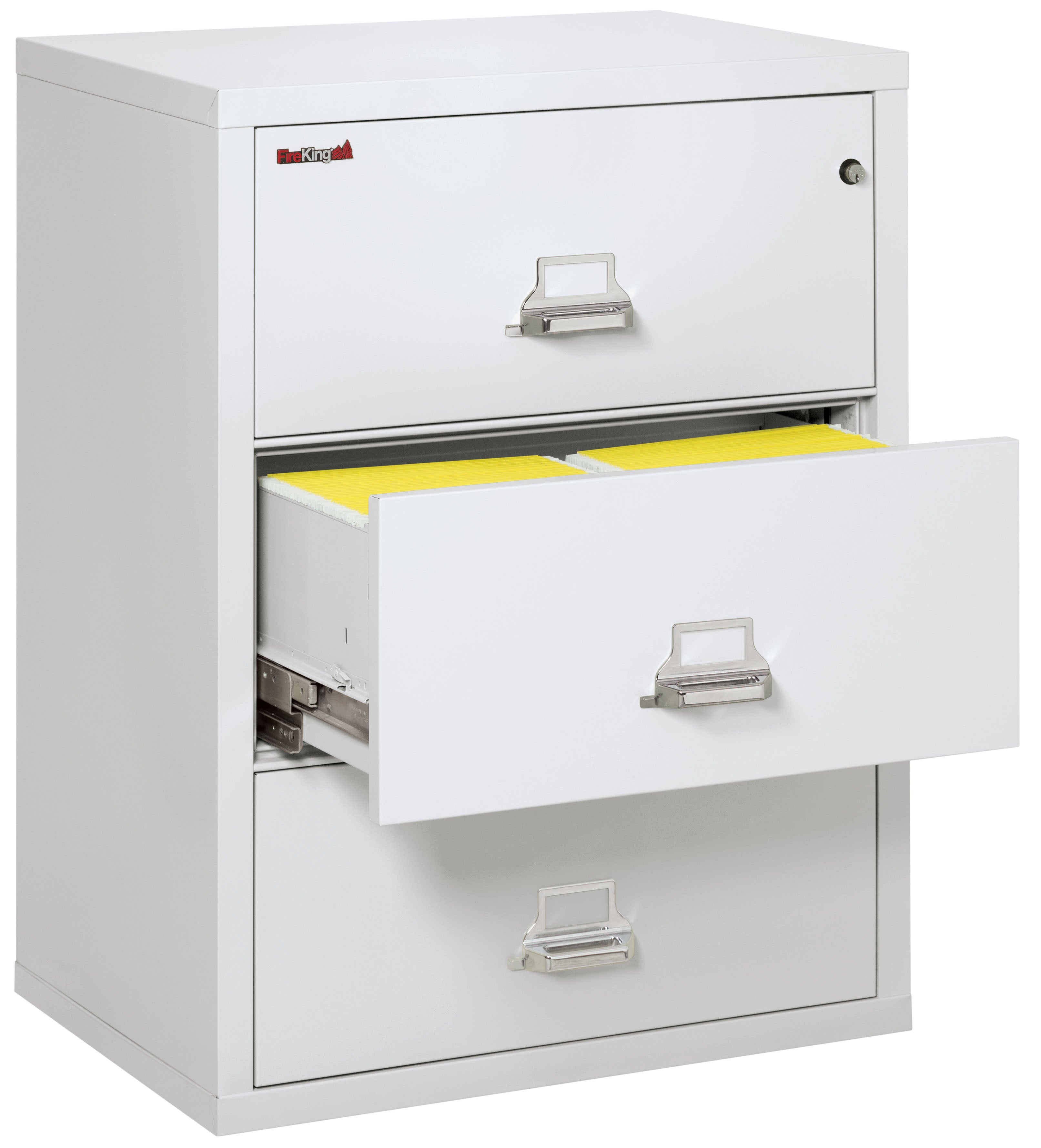 Fire Resistant File Cabinet - 3 Drawer Lateral 31" wide