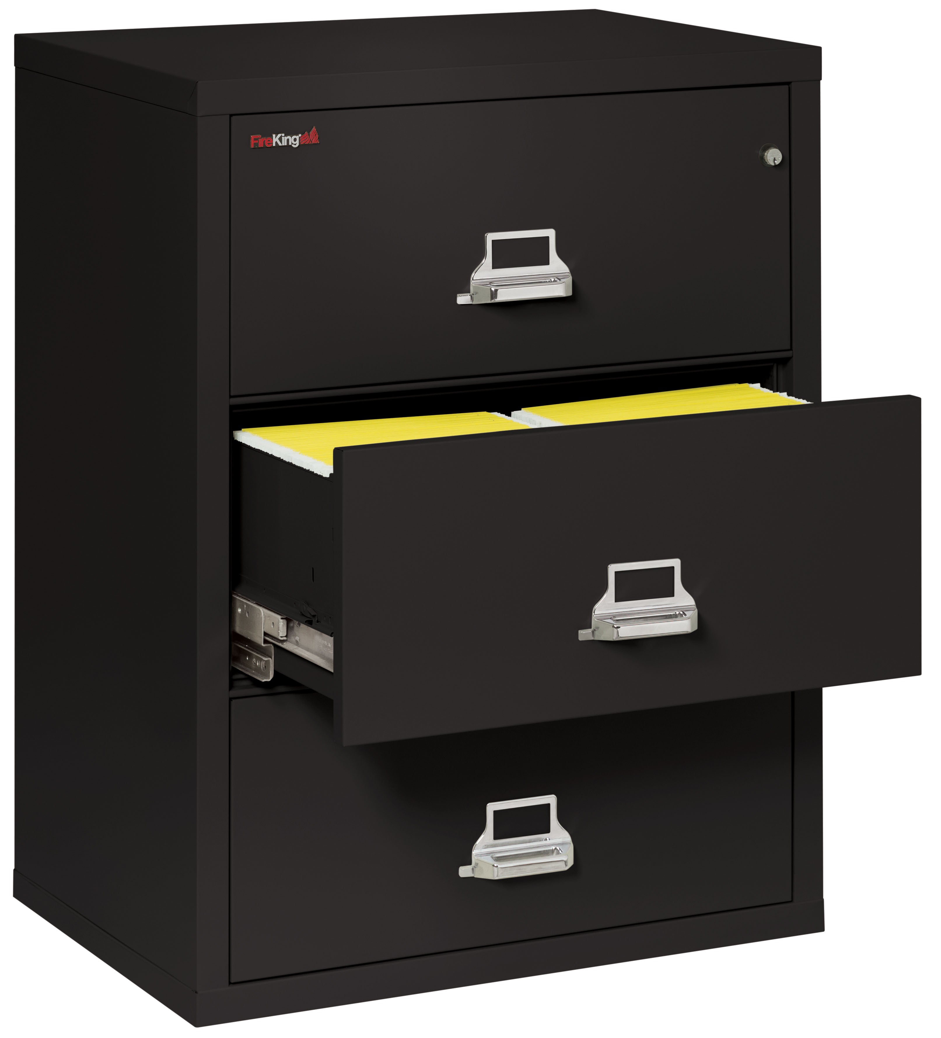 Fire Resistant File Cabinet - 3 Drawer Lateral 31" wide