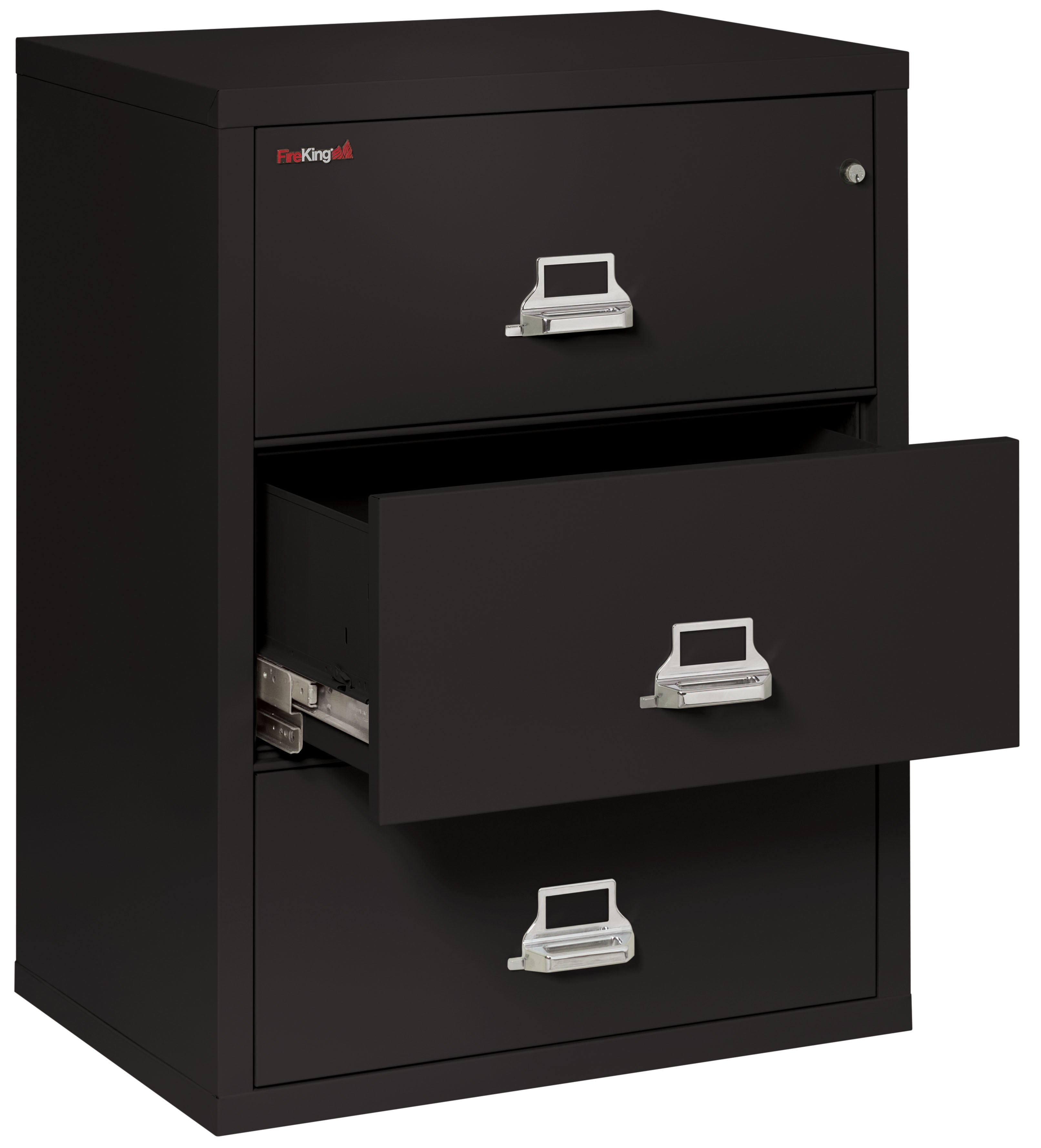 Fire Resistant File Cabinet - 3 Drawer Lateral 31" wide