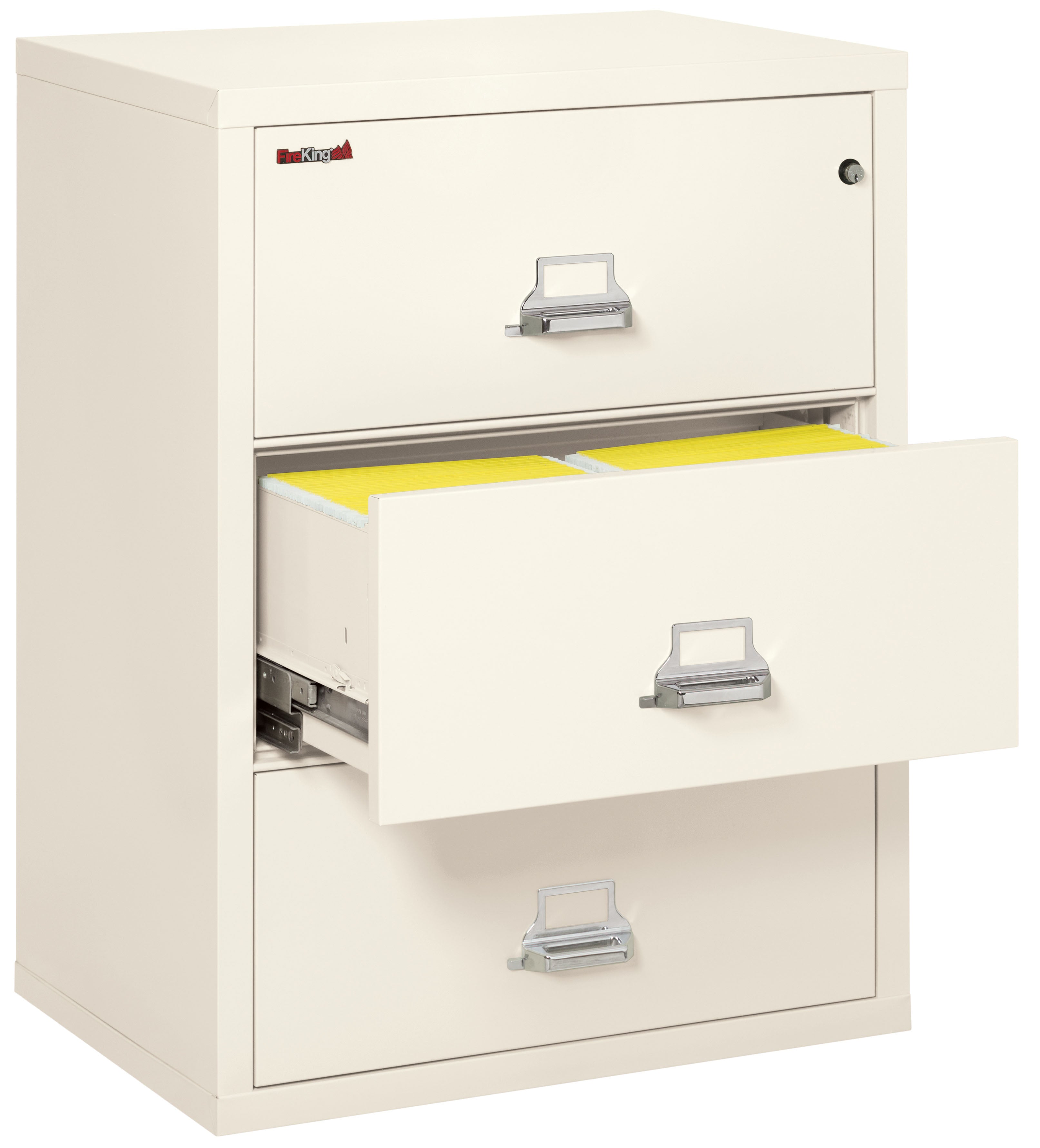 Fire Resistant File Cabinet - 3 Drawer Lateral 31" wide